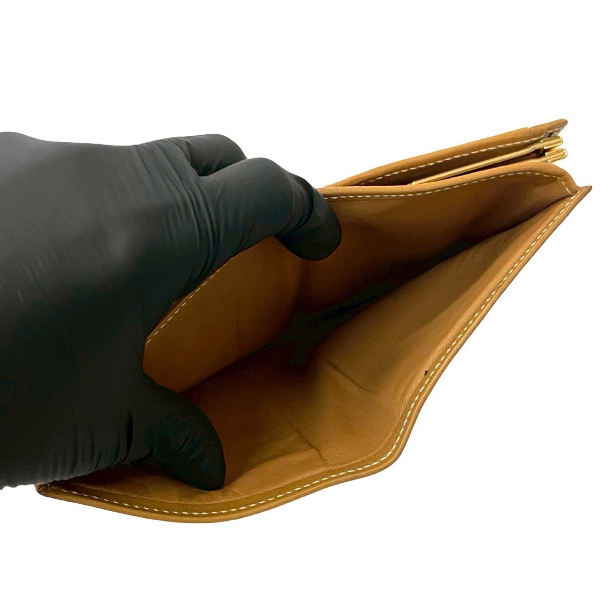 Gucci Brown Leather Pvc Wallet (Bi-Fold) (Pre-Owned)