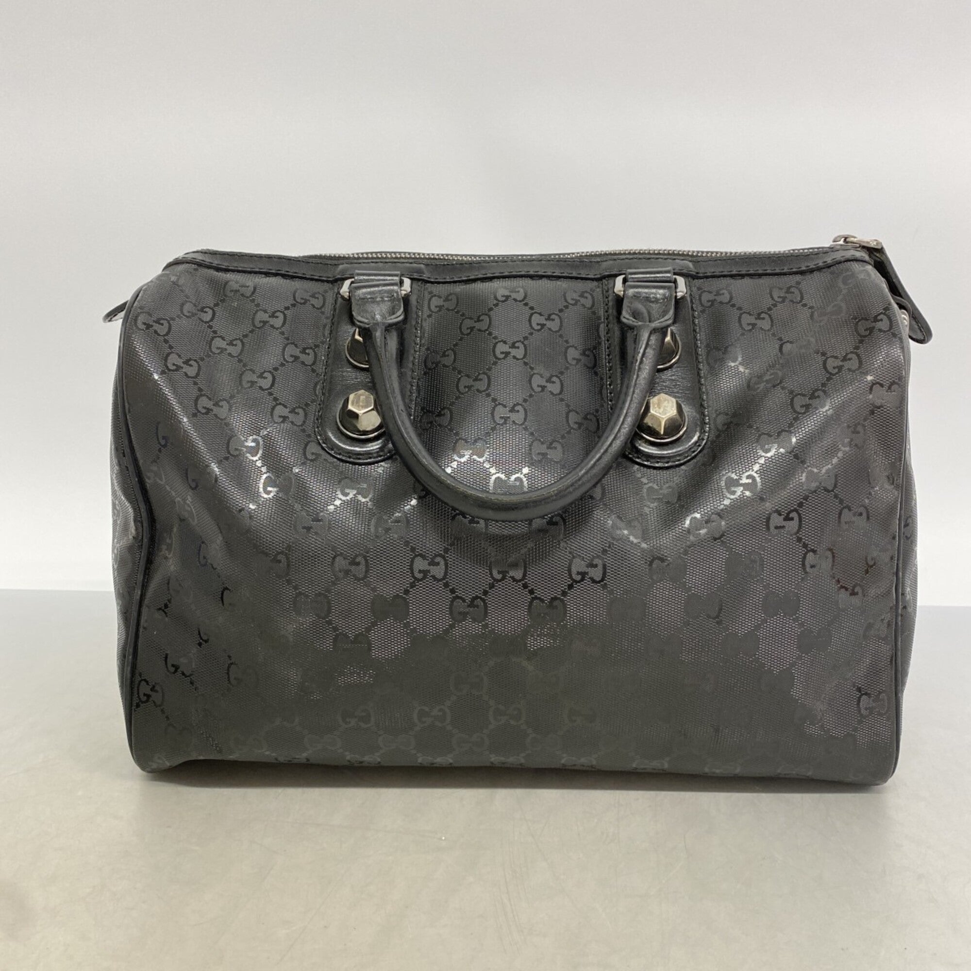 Gucci Black Pvc Handbag (Pre-Owned)