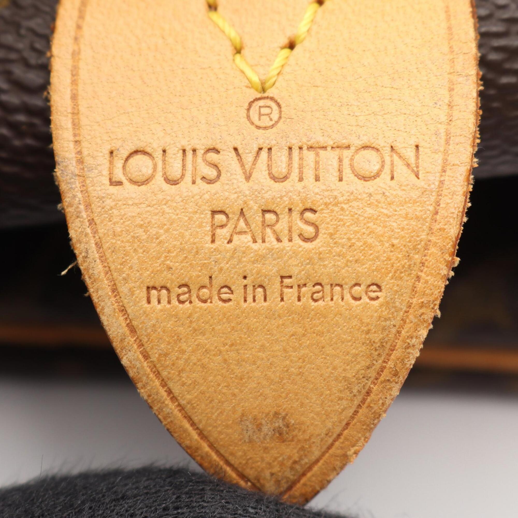 Louis Vuitton Brown Pvc Leather Boston Bag Handbag (Pre-Owned)