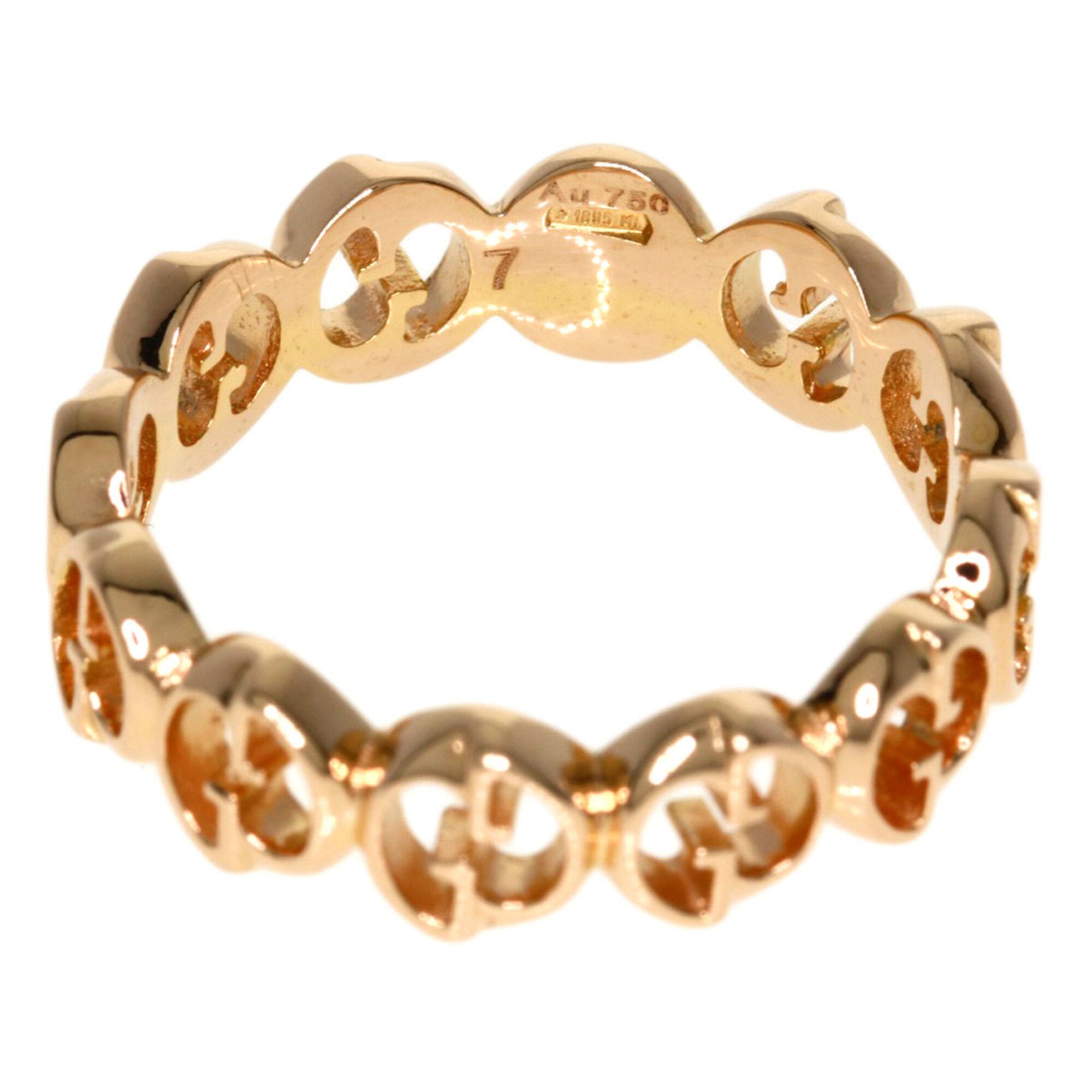 Gucci Pink Gold (18K) Band Ring (Pre-Owned)