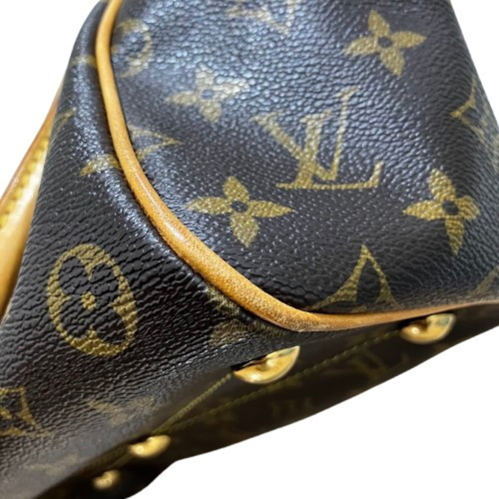 Louis Vuitton Brown Pvc Handbag (Pre-Owned)