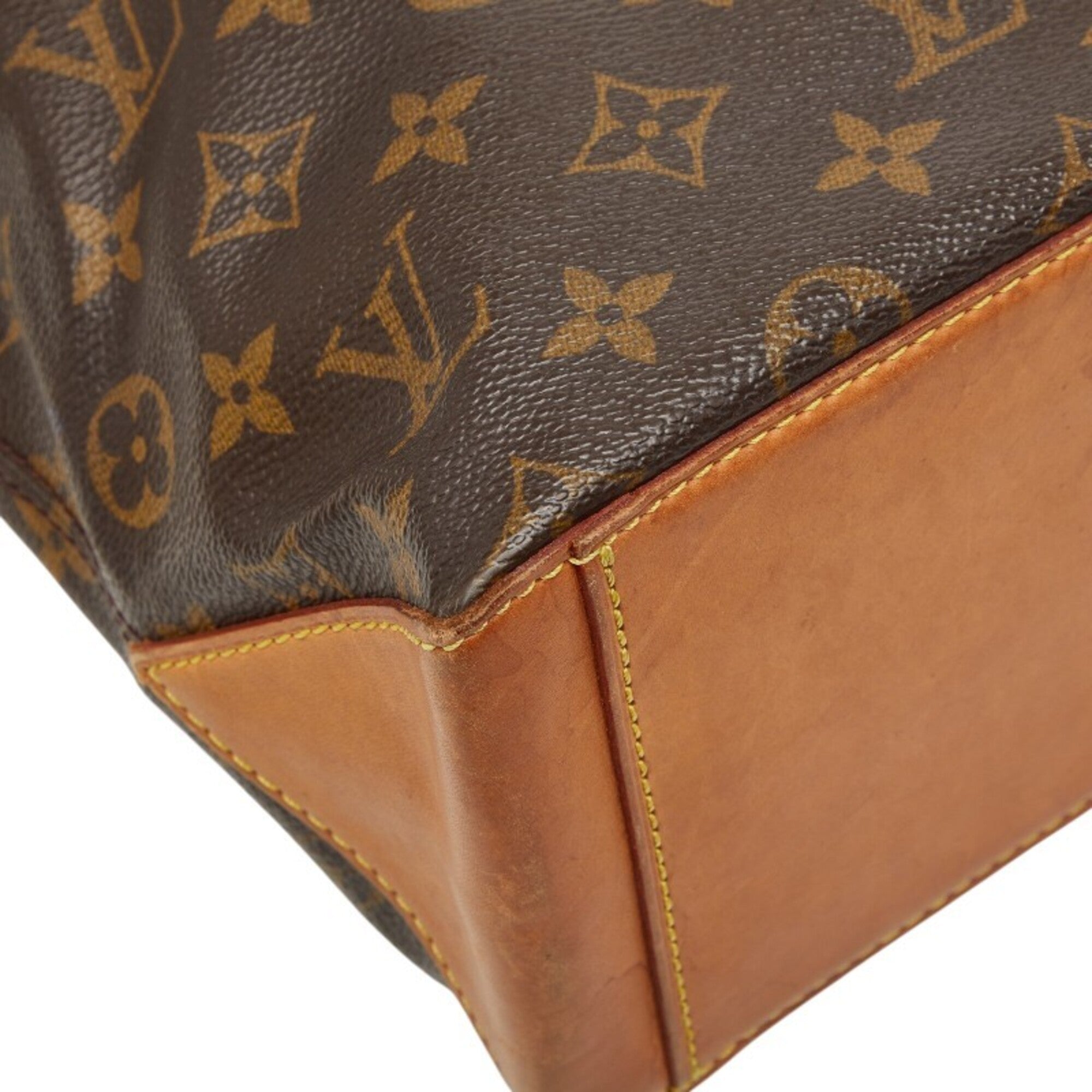 Louis Vuitton Brown Pvc Leather Shoulder Bag Tote Bag (Pre-Owned)