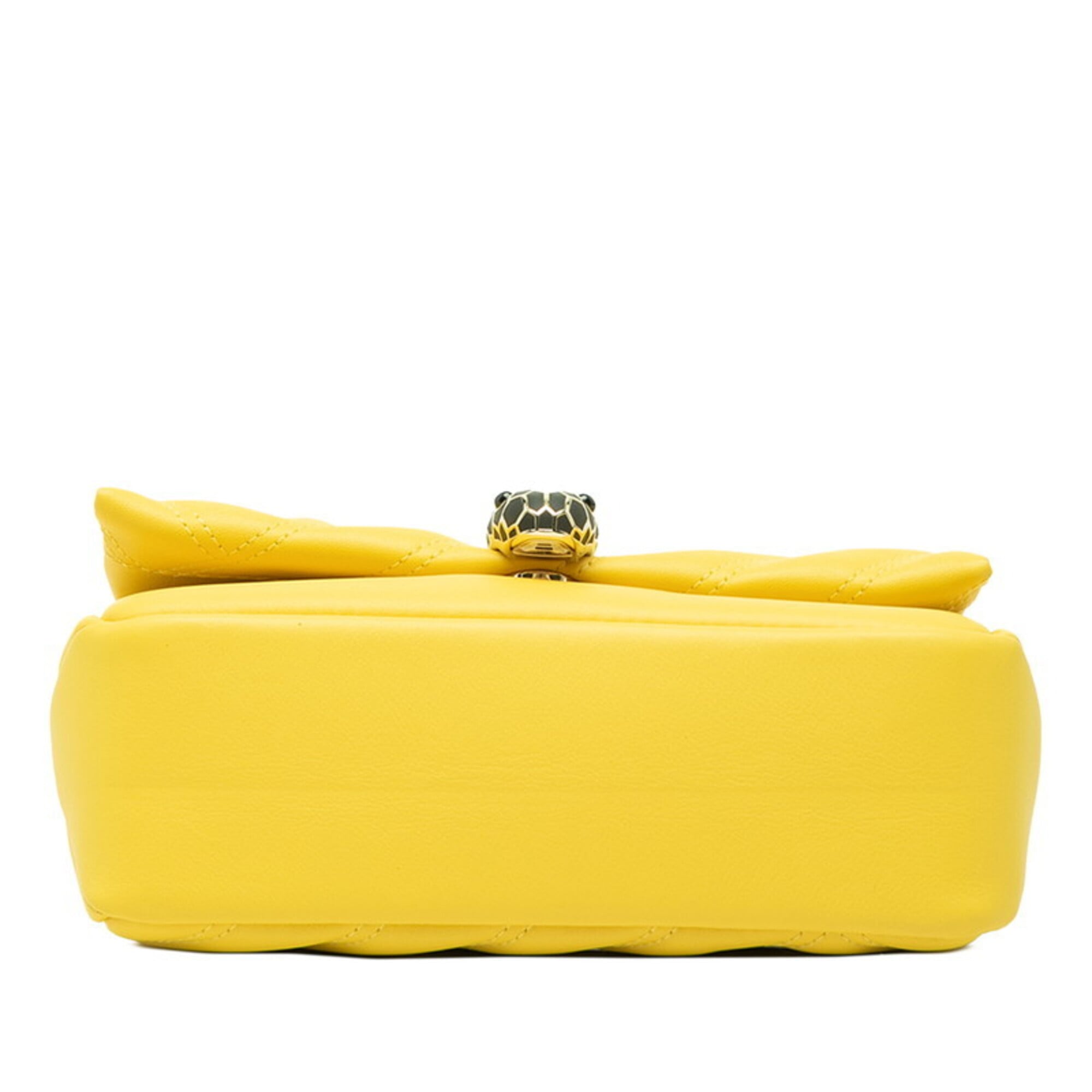 Bvlgari Yellow Leather Shoulder Bag (Pre-Owned)