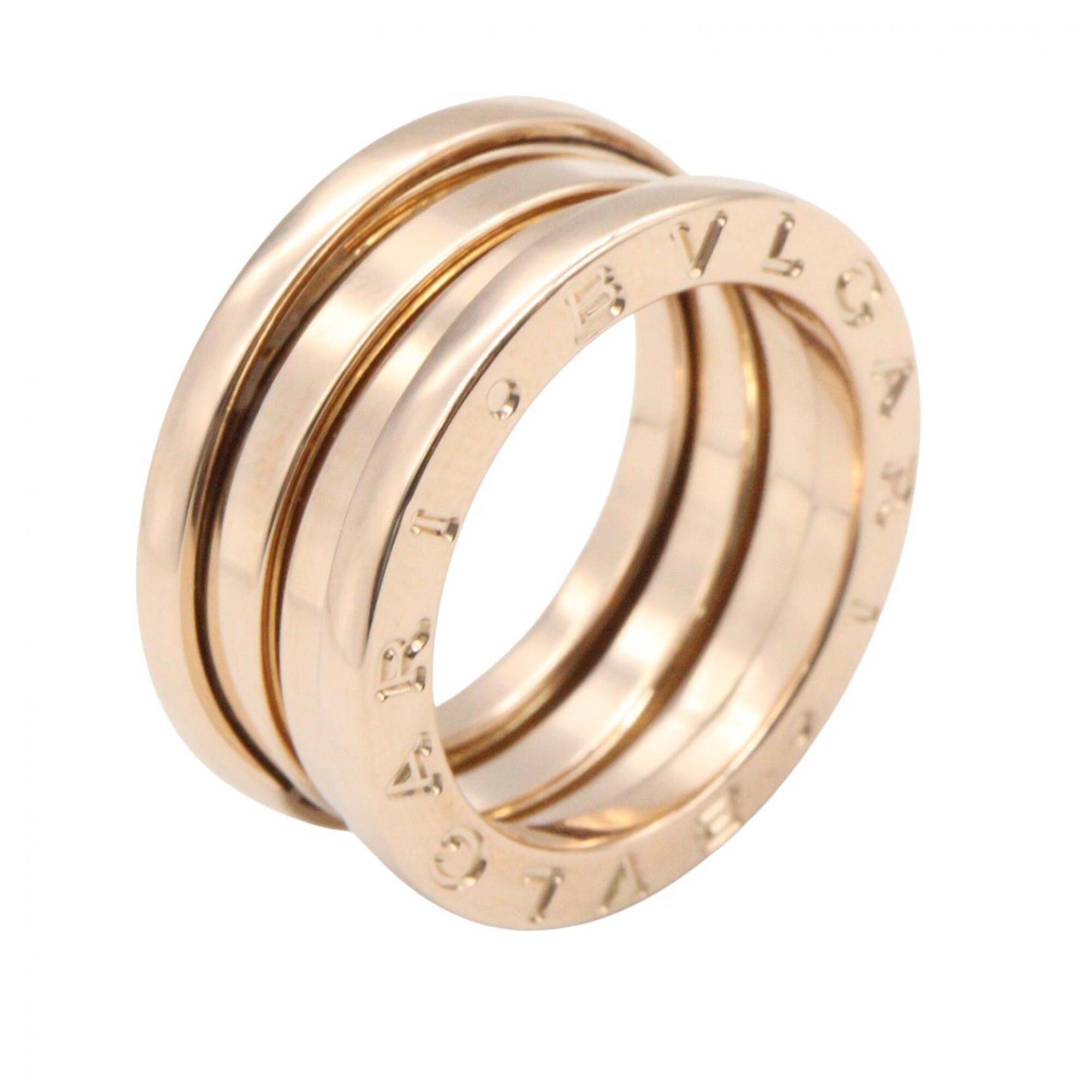 Bvlgari Gold Pink Gold (18K) Band Ring (Pre-Owned)