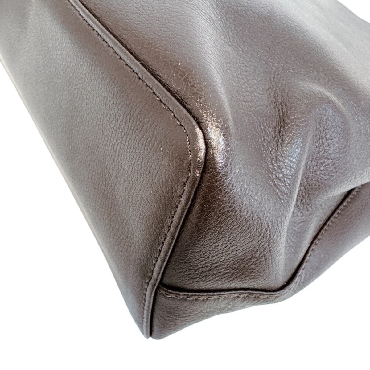 Burberry Brown Leather Handbag (Pre-Owned)
