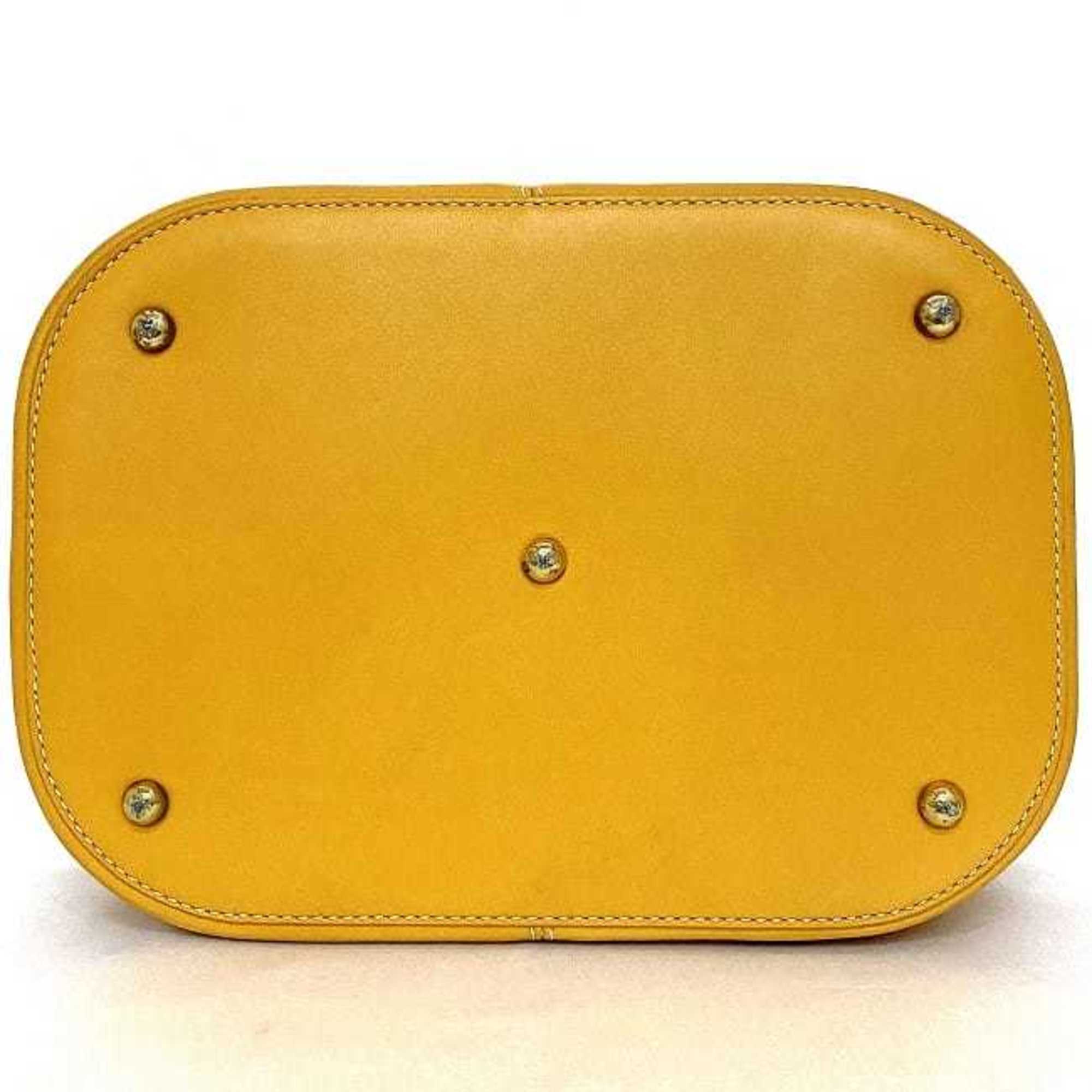 Loewe Anton Orange Leather Pouch Shoulder Bag (Pre-Owned)