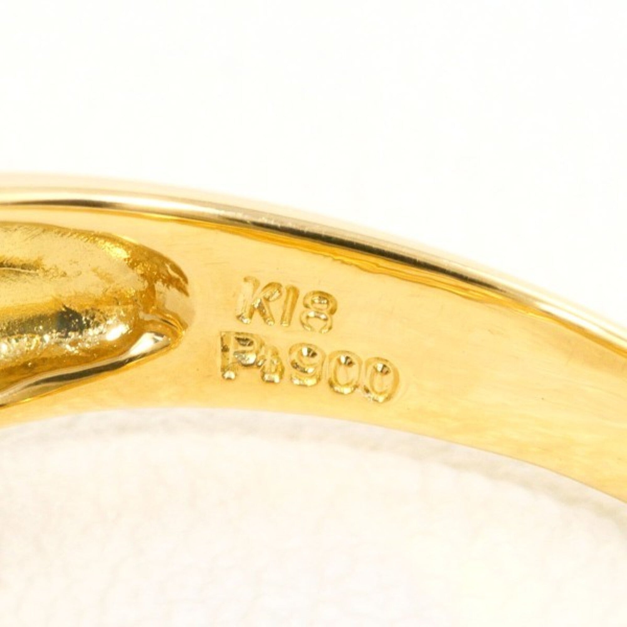 Unbranded Platinum Yellow Gold Yellow Gold (18K) Platinum 900 Band Ring (Pre-Owned)