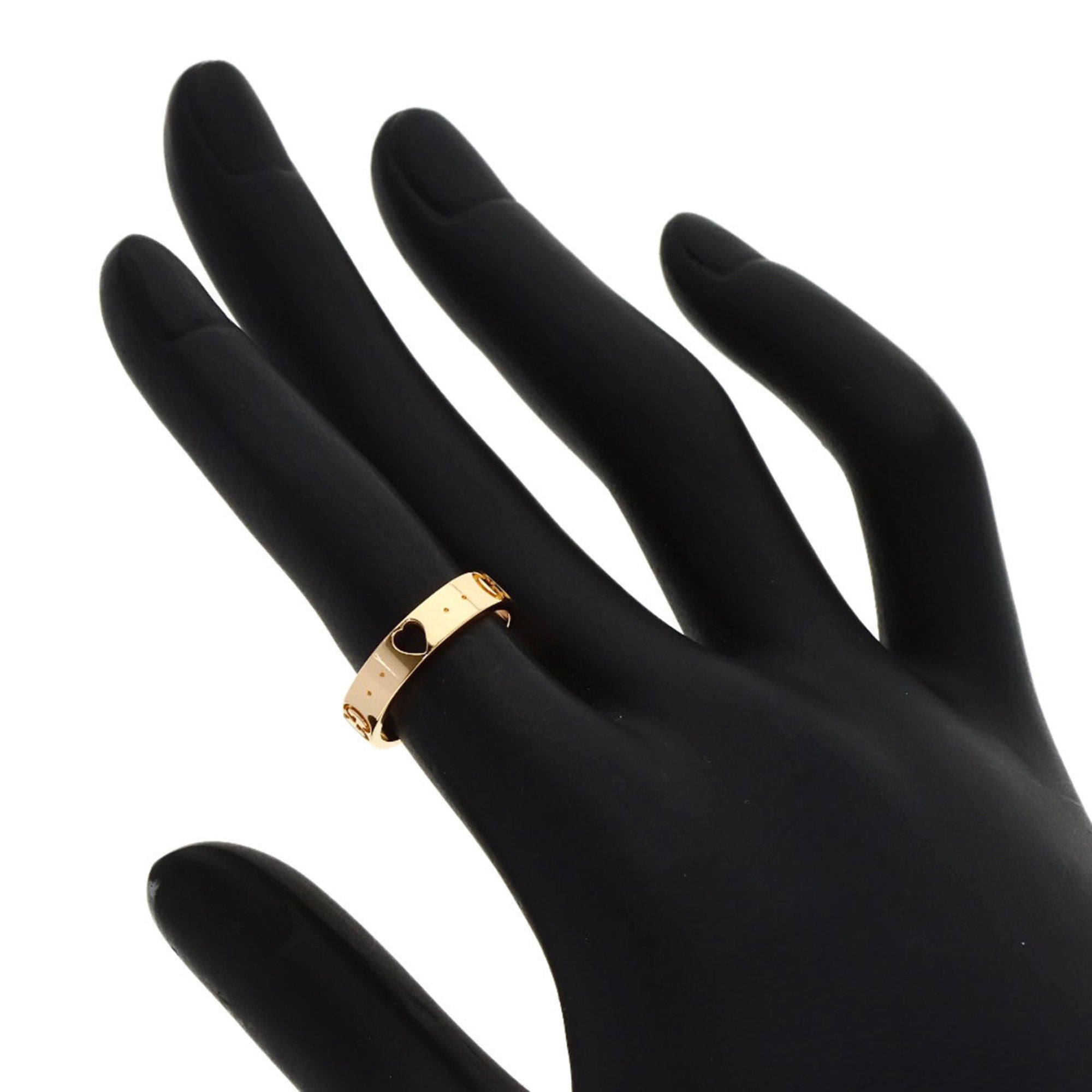 Gucci Icon Pink Gold (18K) Band Ring (Pre-Owned)