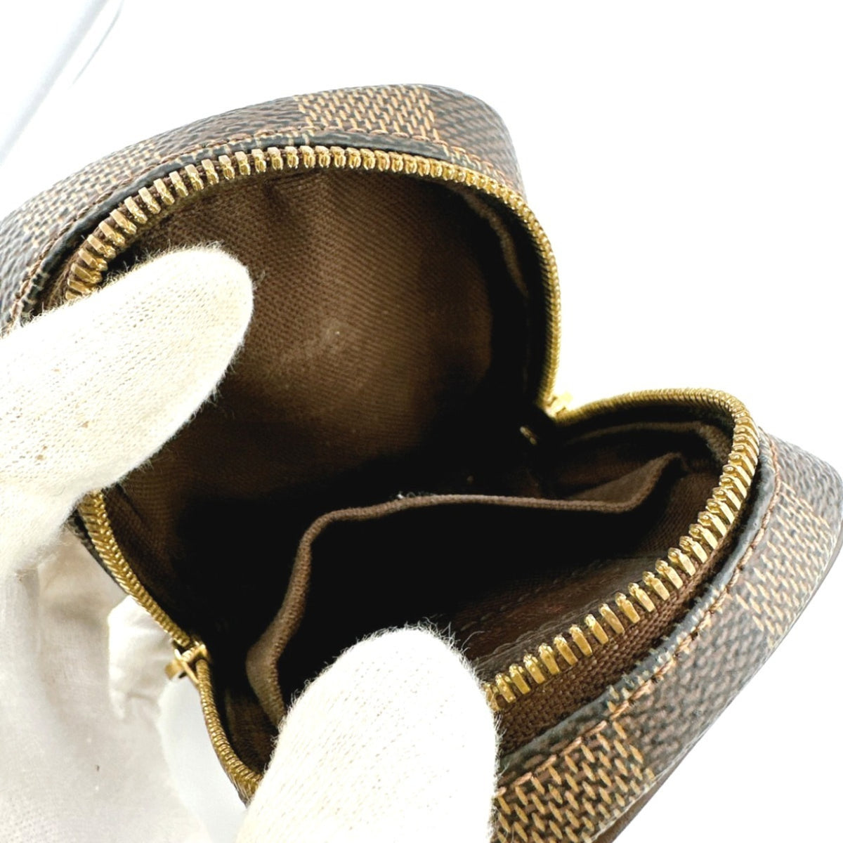 Louis Vuitton Brown Damier Canvas Pouch (Pre-Owned)