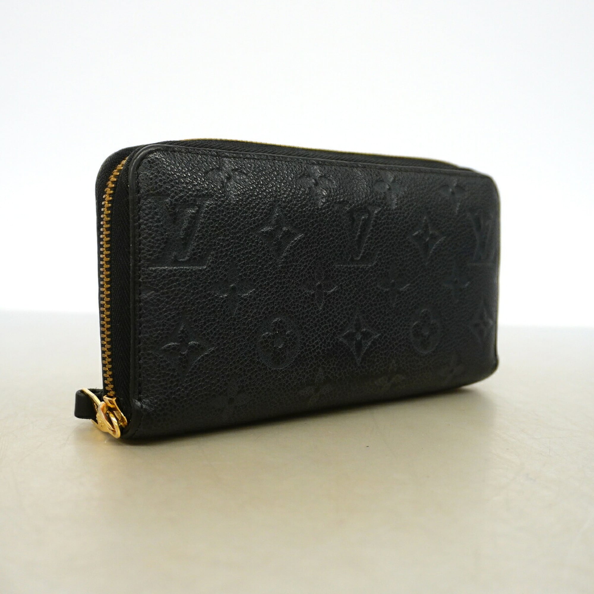 Louis Vuitton Noir Long Wallet (Bi-Fold) (Pre-Owned)