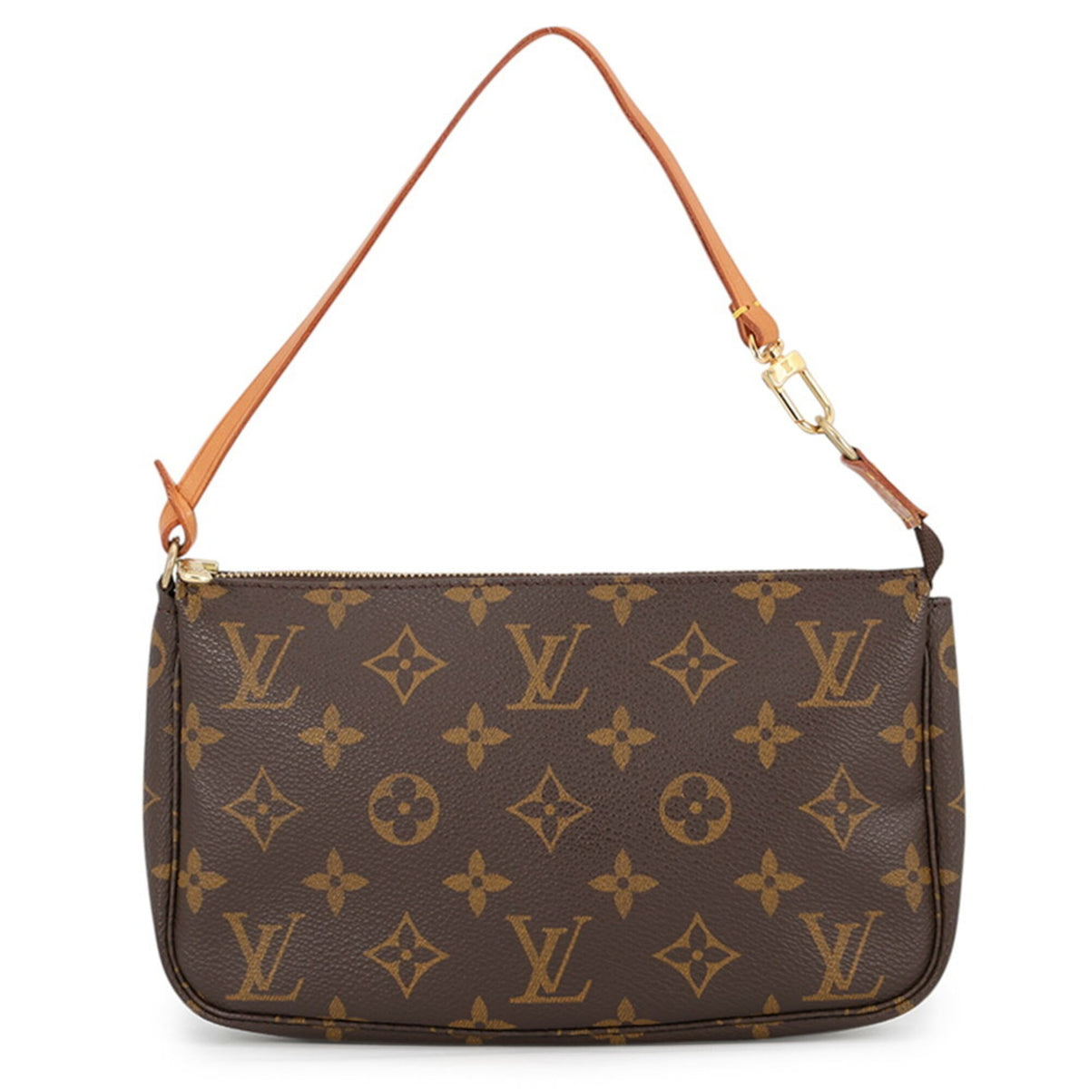 Louis Vuitton Monogram Brown Monogram Handbag Pochette (Pre-Owned)