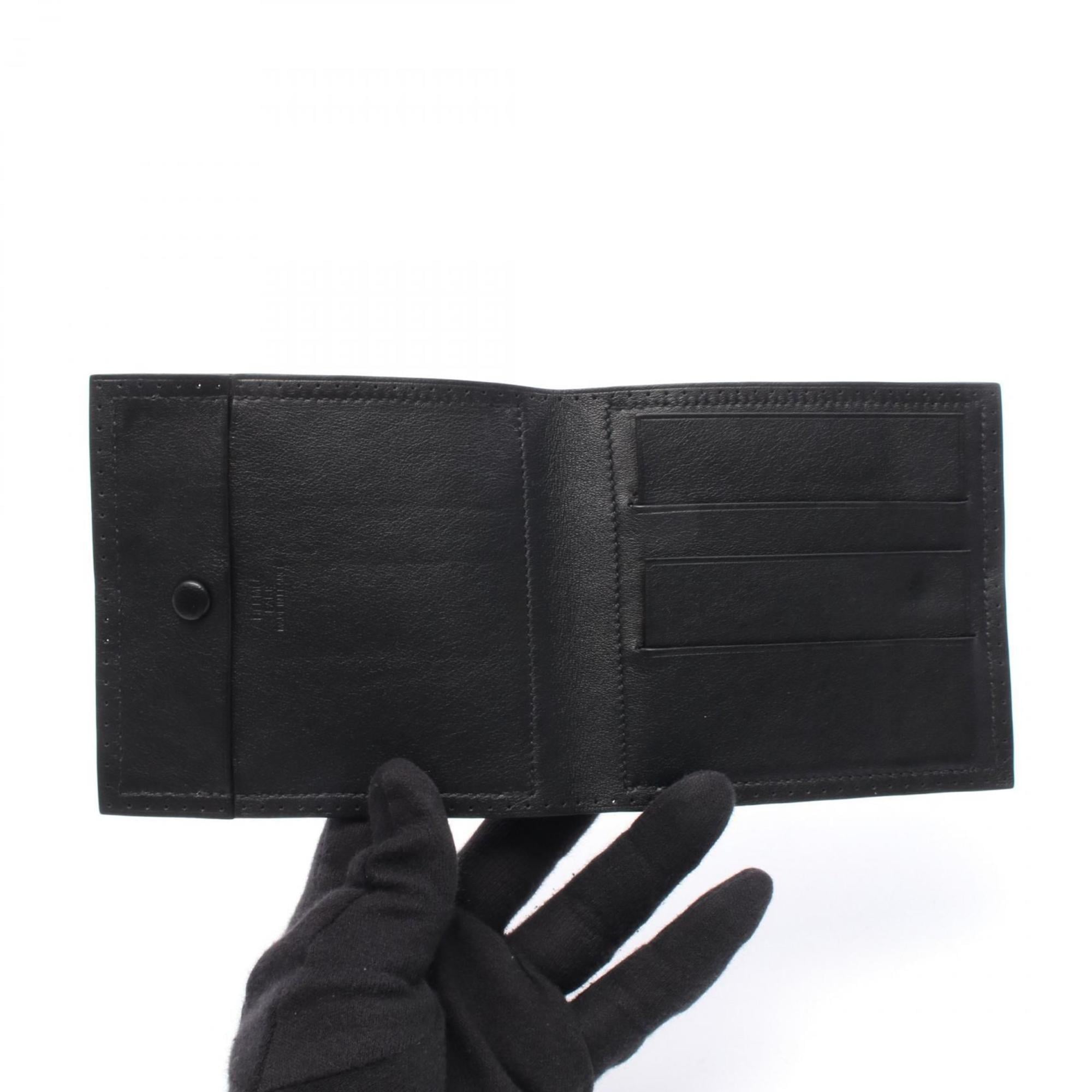 Hermes Black Swift Leather Leather Wallet (Bi-Fold) (Pre-Owned)