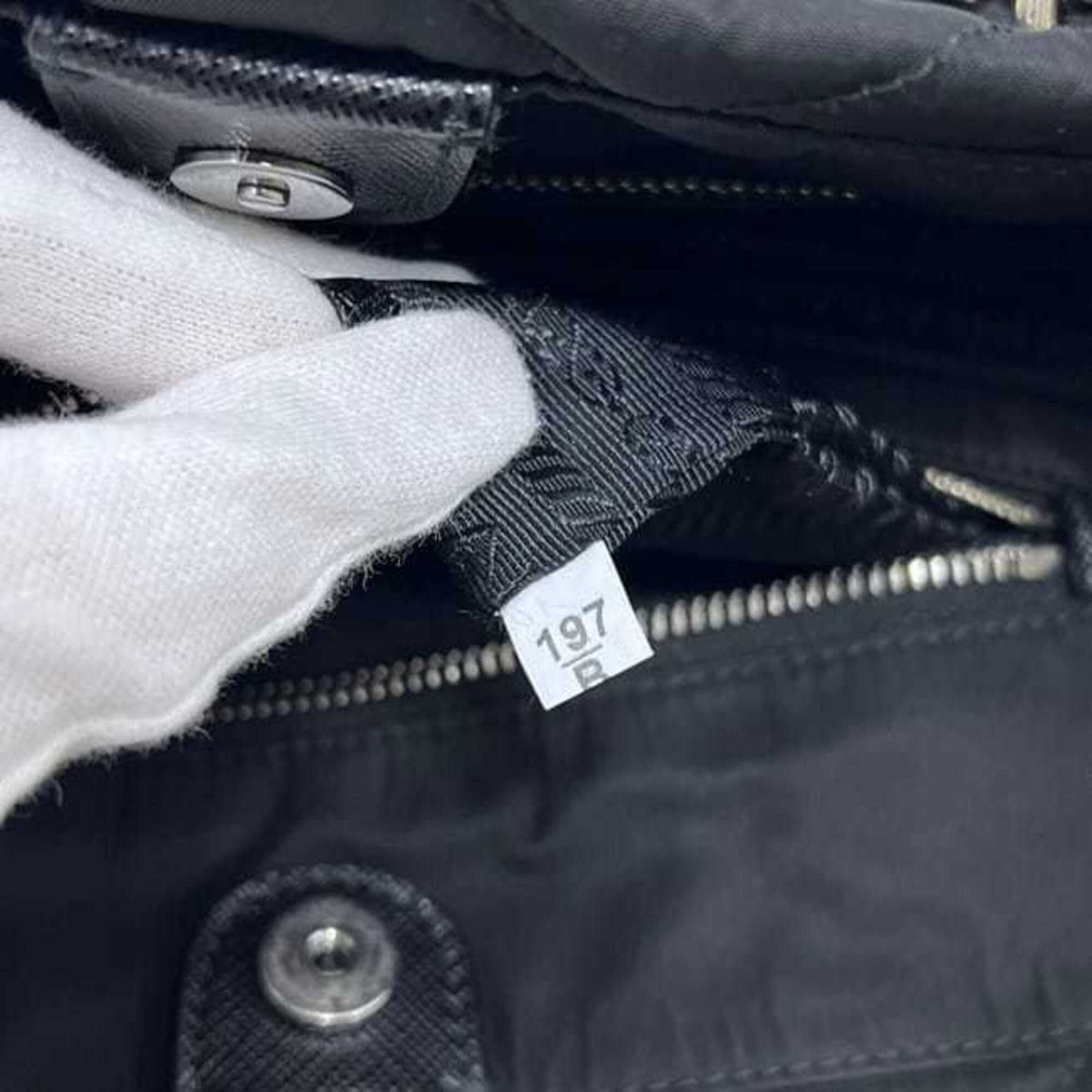 Prada Black Nero Nylon Tote Bag (Pre-Owned)