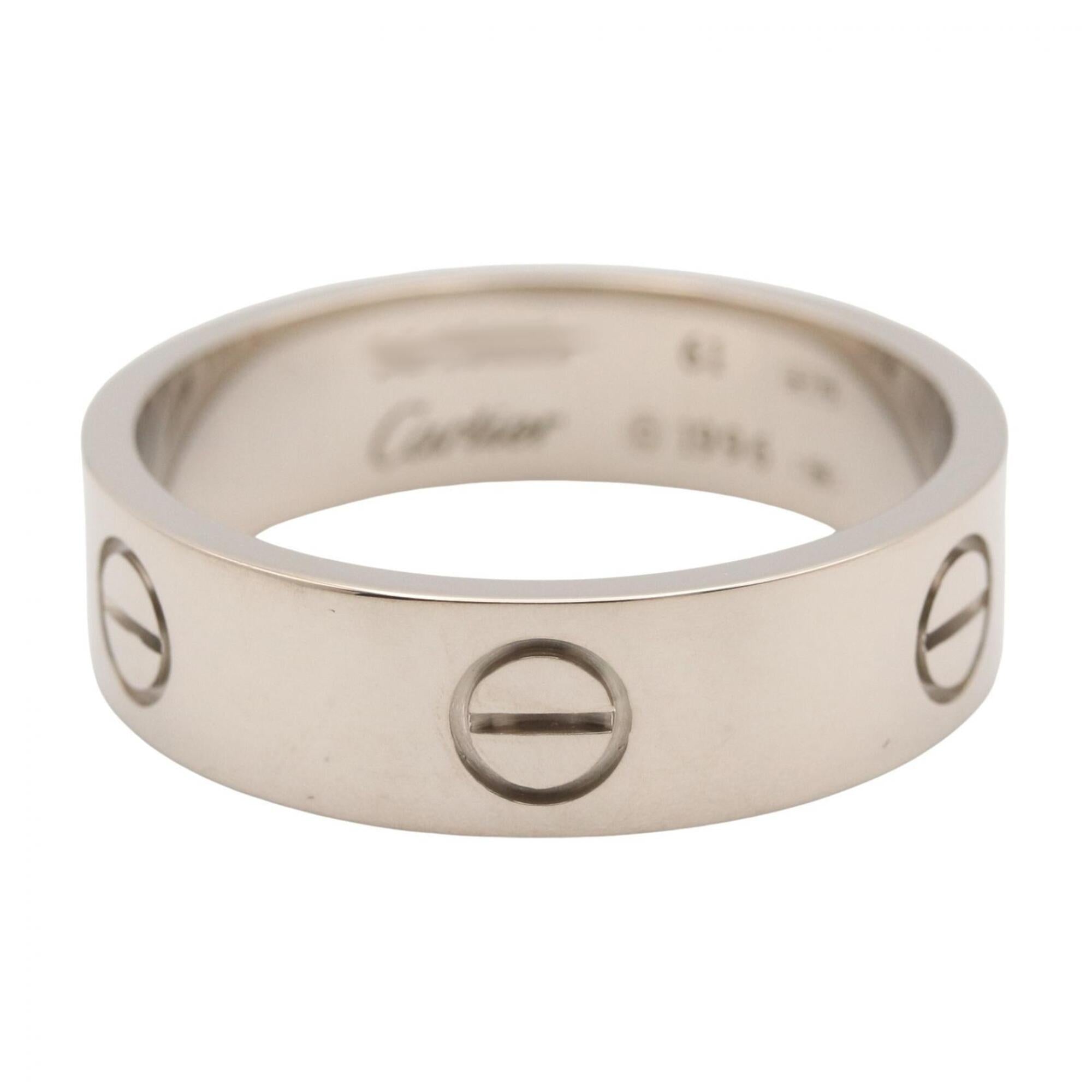 Cartier White Gold White Gold (18K) Band Ring (Pre-Owned)