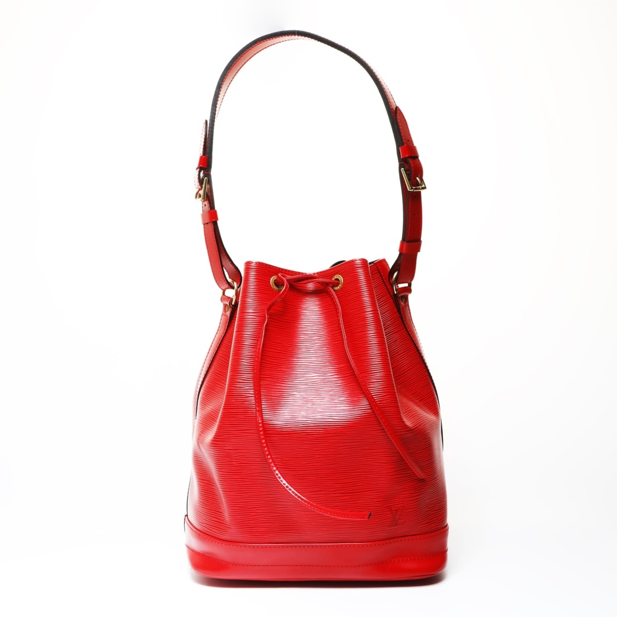 Louis Vuitton Red Color Epi Leather Shoulder Bag (Pre-Owned)