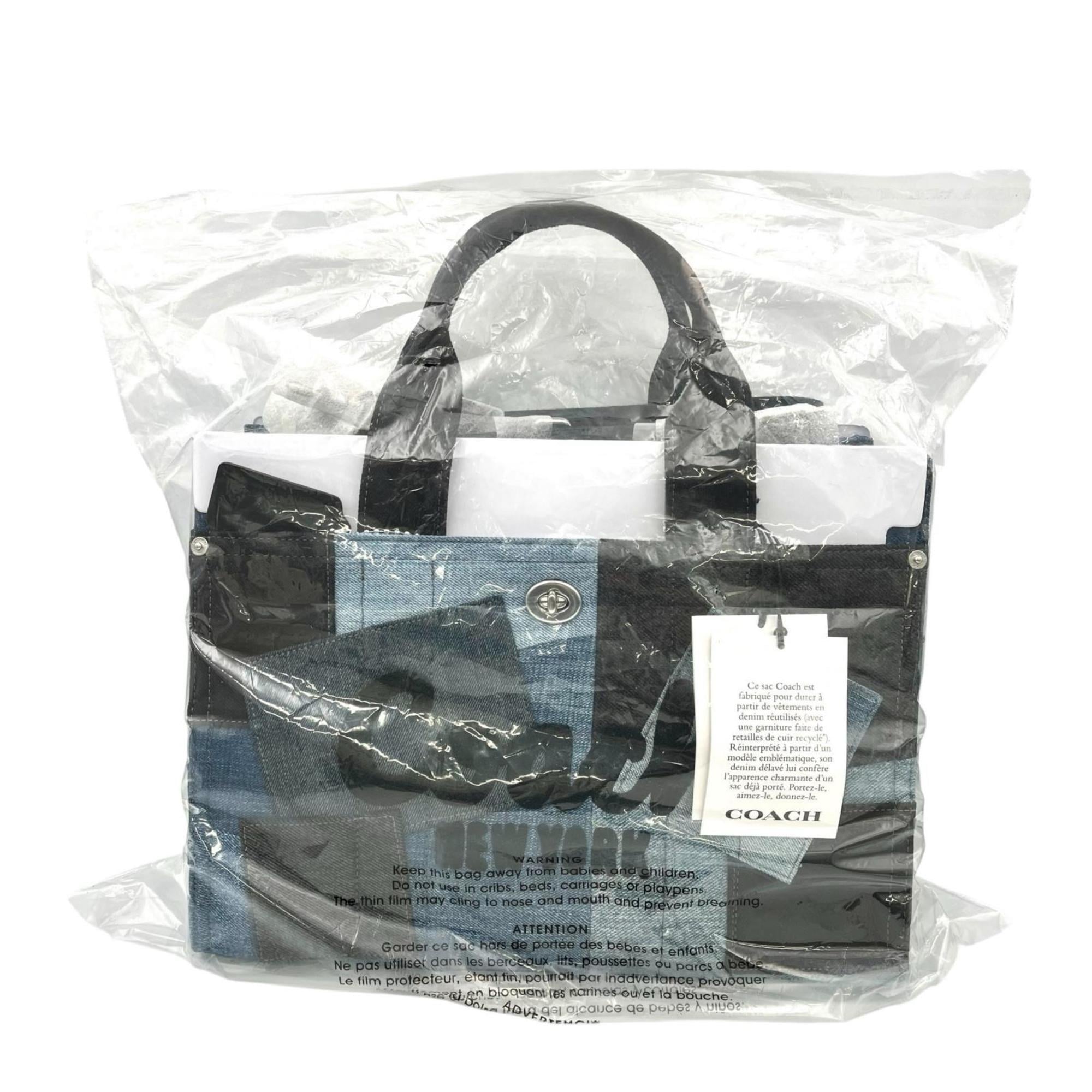 Coach Blue Denim Handbag (Pre-Owned)