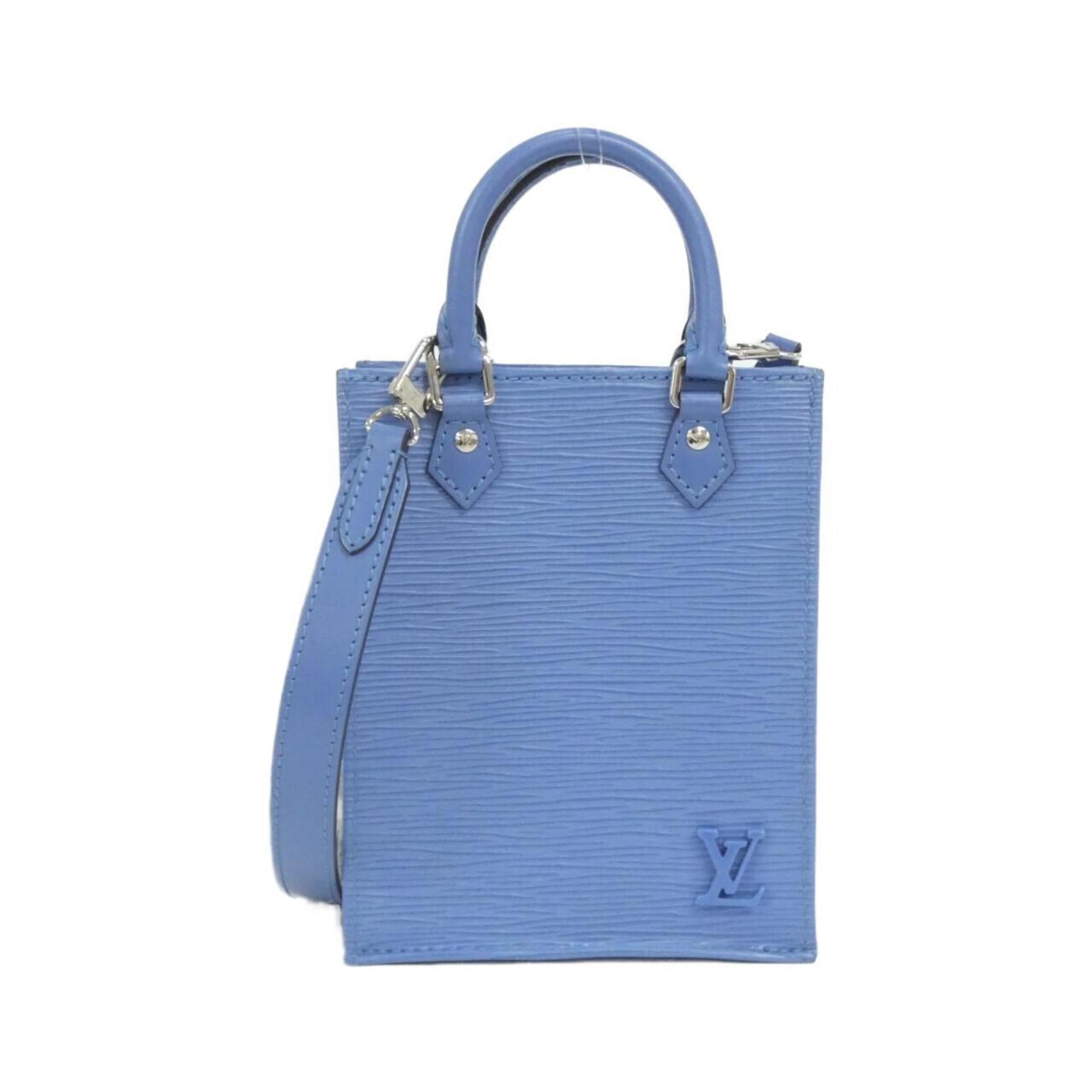 Louis Vuitton Blue Leather Handbag (Pre-Owned)