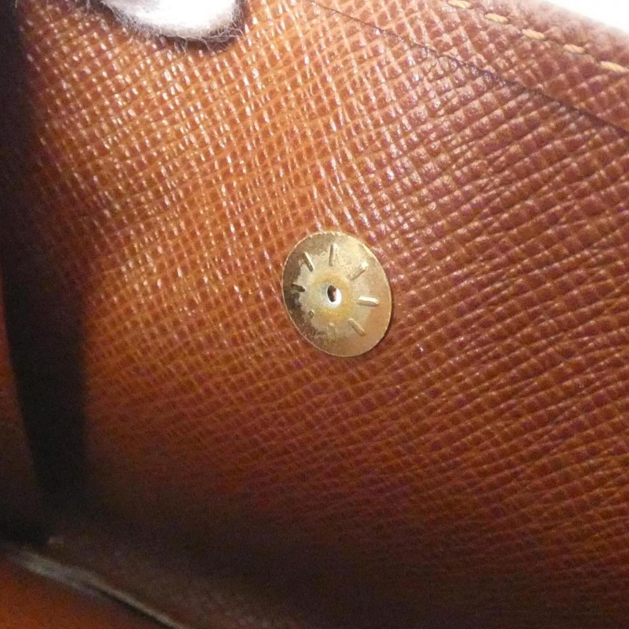 Louis Vuitton Brown Coated Canvas Wallet (Bi-Fold) (Pre-Owned)