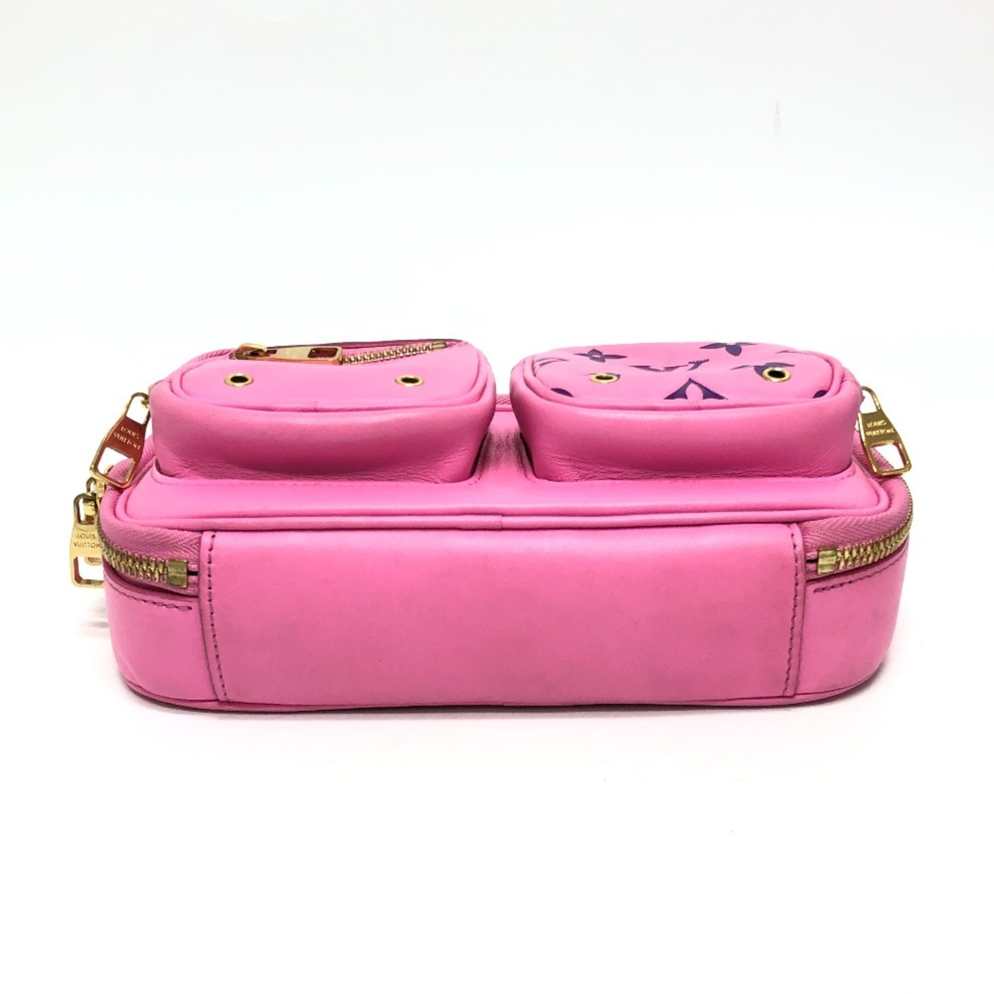 Louis Vuitton Pink Rose Leather Shoulder Bag (Pre-Owned)