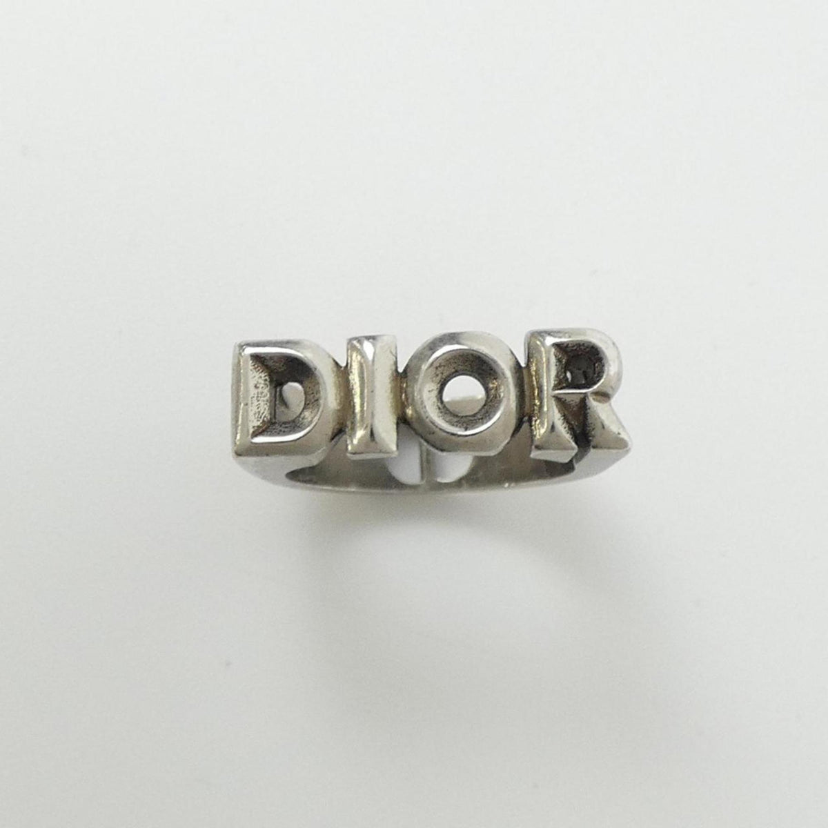 Christian Dior Silver Band Ring (Pre-Owned)