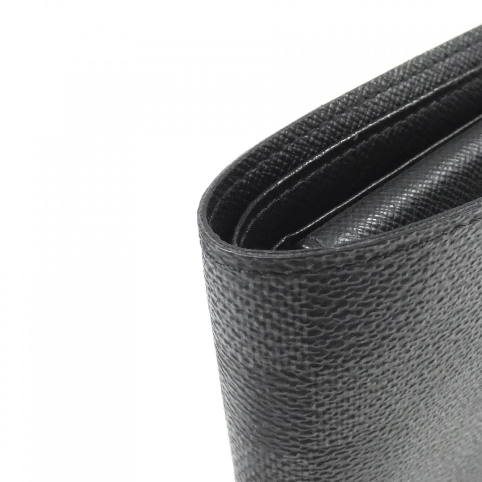 Louis Vuitton Dark Gray Graphite Coated Canvas Wallet (Bi-Fold) (Pre-Owned)