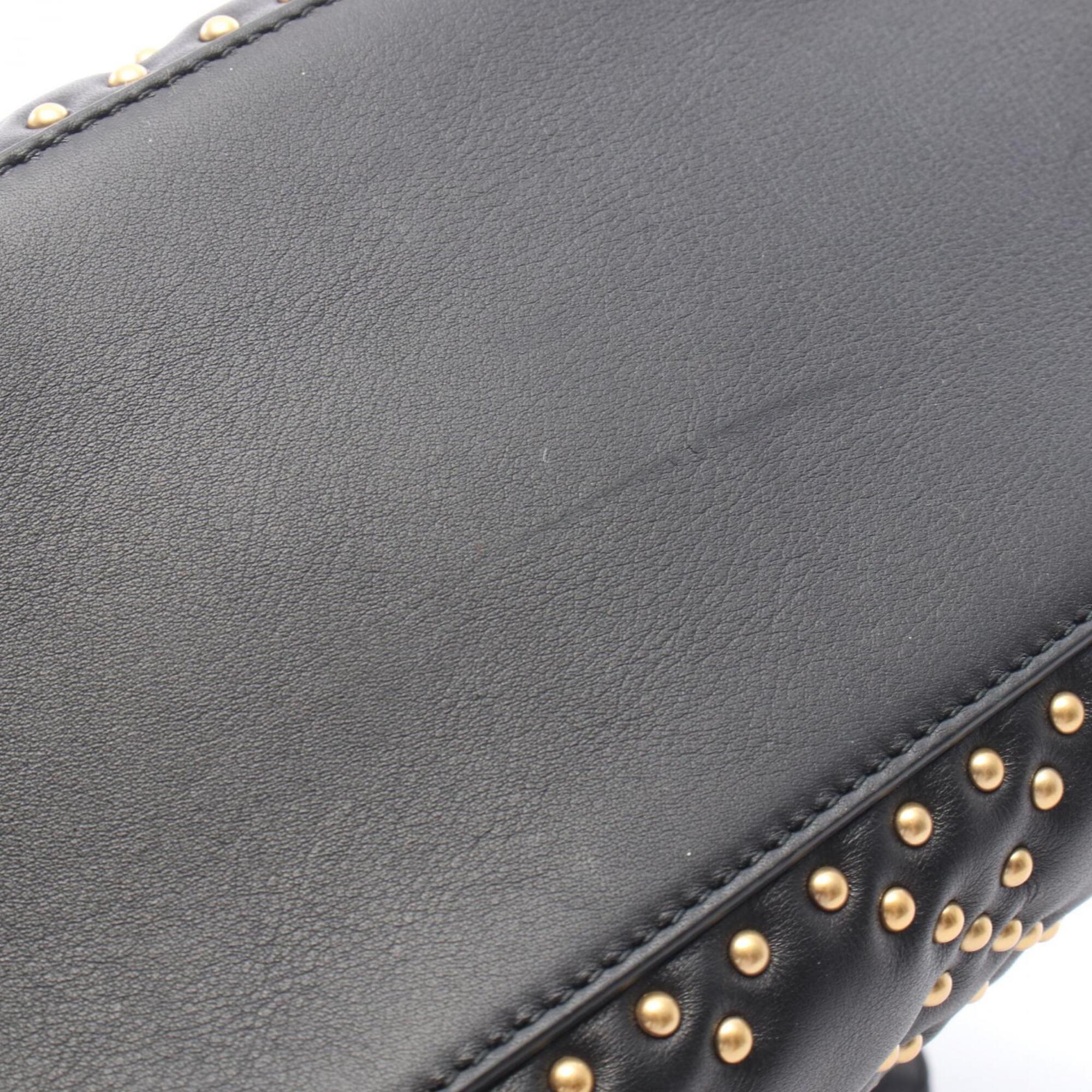 Christian Dior Black Leather Handbag (Pre-Owned)