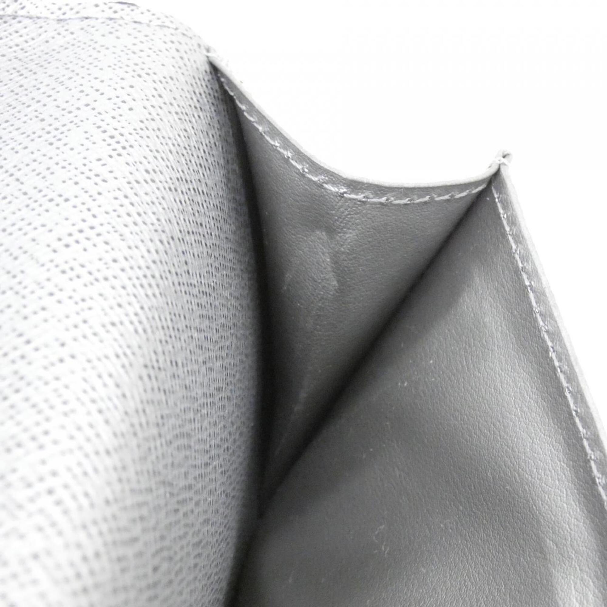 Louis Vuitton Taigarama Gunmetal Coated Canvas Leather Long Wallet (Bi-Fold) (Pre-Owned)