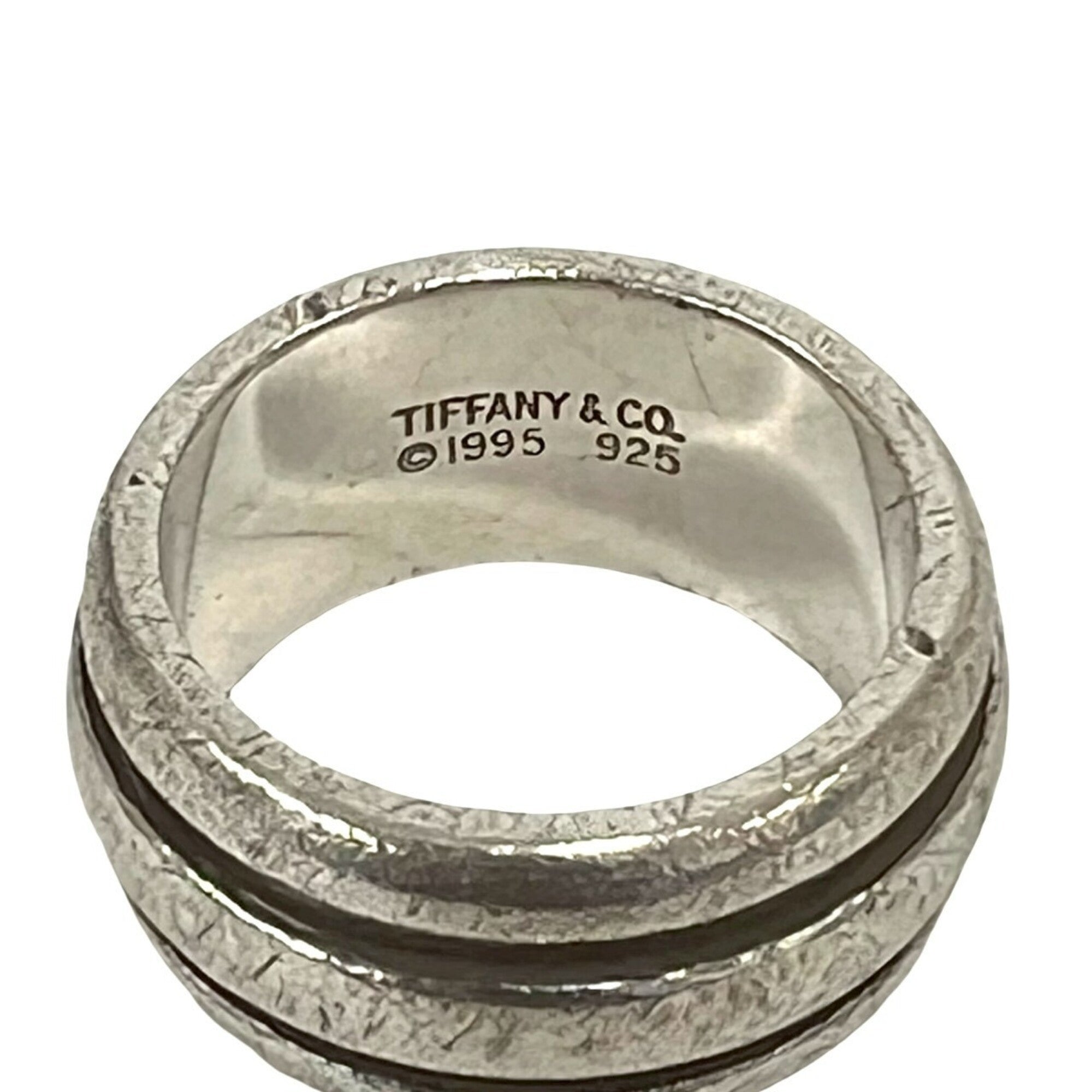 Tiffany Silver Silver 925 Band Ring (Pre-Owned)
