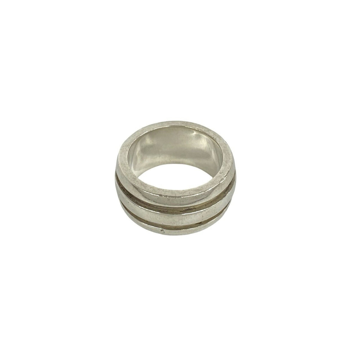 Tiffany Silver Silver 925 Band Ring (Pre-Owned)