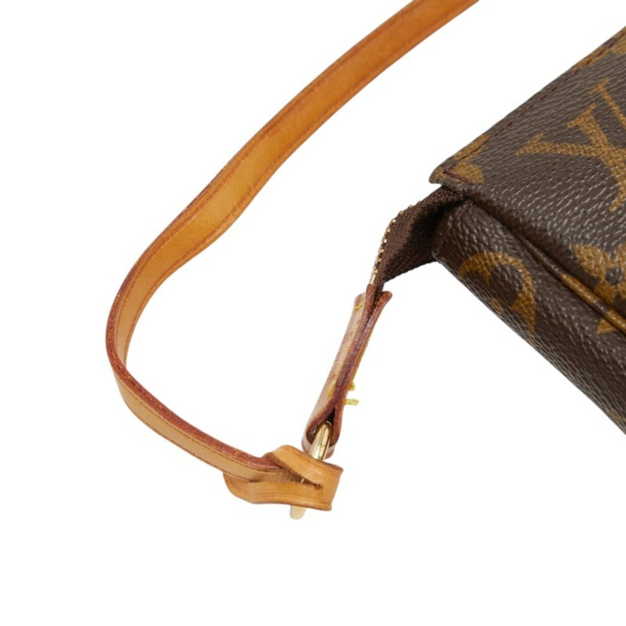 Louis Vuitton Brown Monogram Monogram Handbag Pochette Pouch (Pre-Owned)