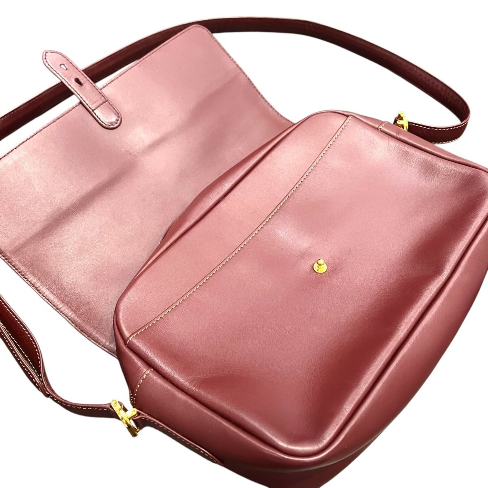 Cartier Must Leather Shoulder Bag (Pre-Owned)
