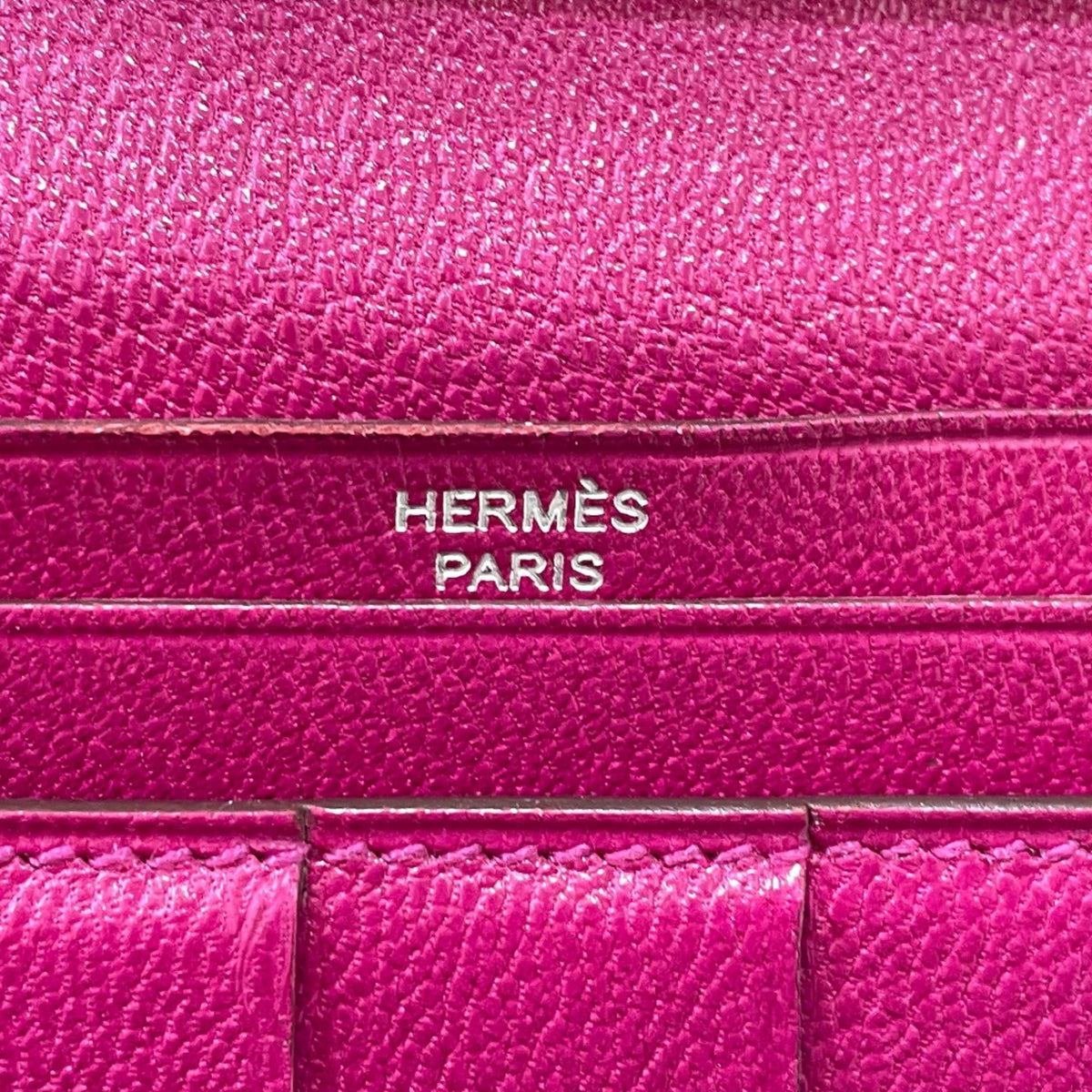 Hermes Pink Other Long Wallet (Bi-Fold) (Pre-Owned)