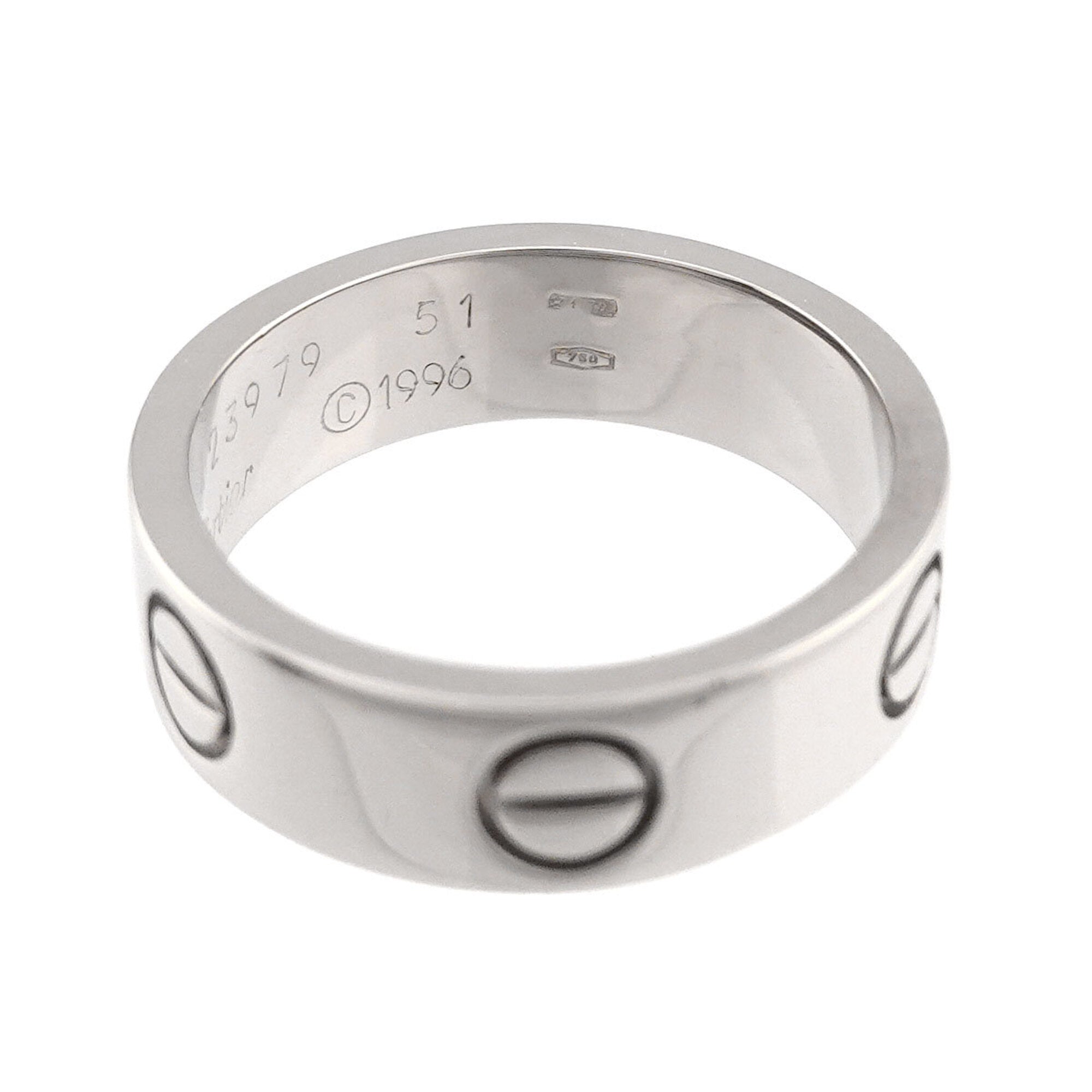 Cartier White Gold (18K) Band Ring (Pre-Owned)