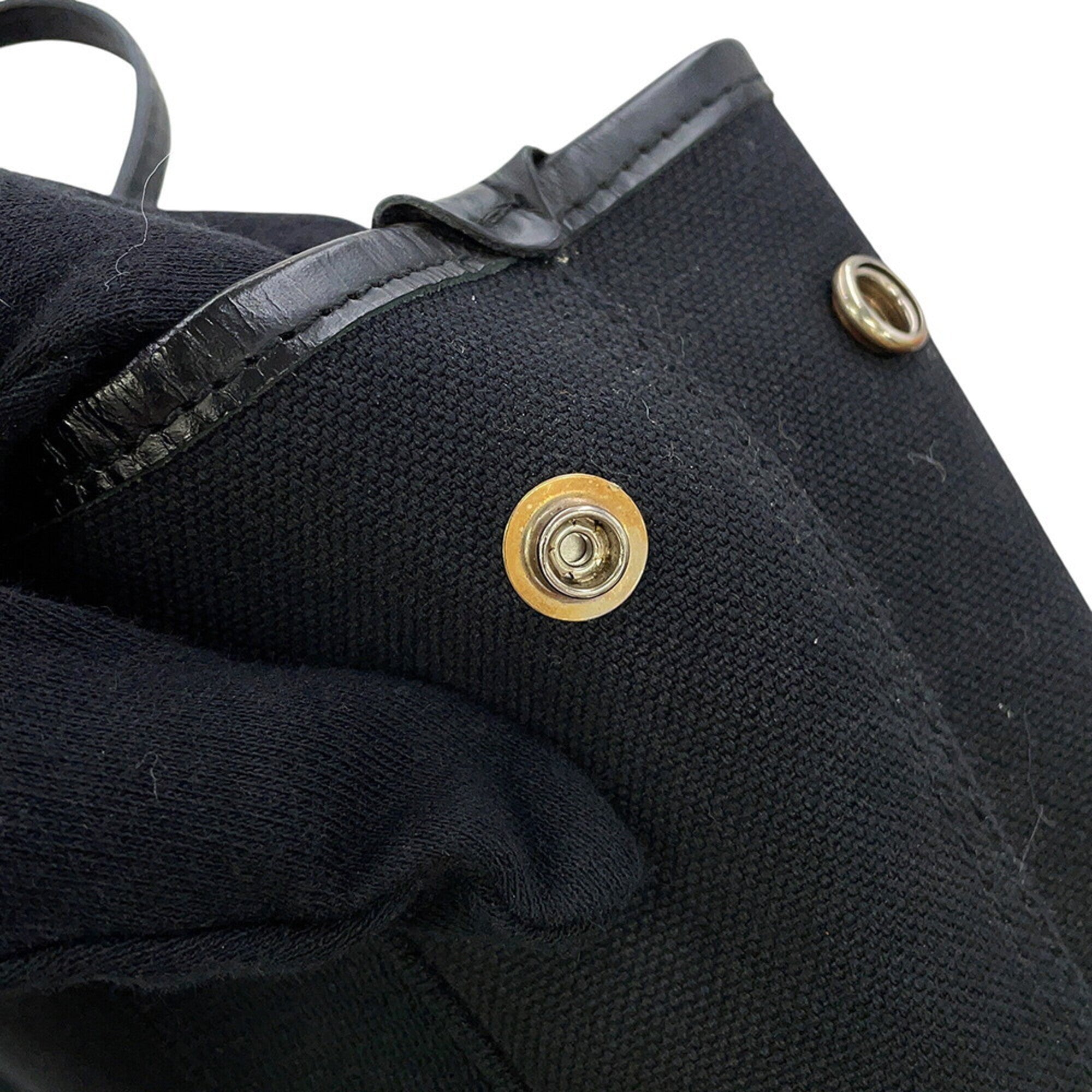Balenciaga Black Canvas Handbag Pouch (Pre-Owned)