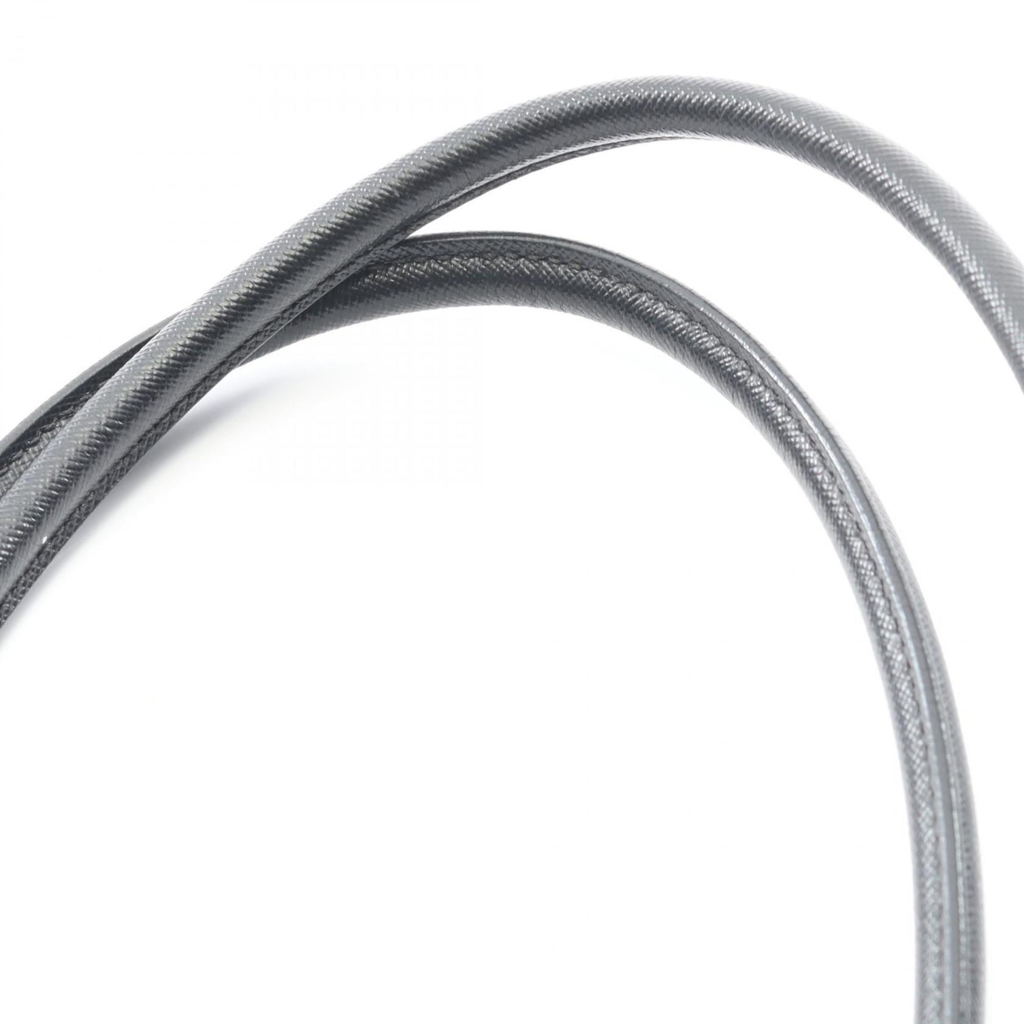 Prada Black Nylon Leather Tote Bag (Pre-Owned)