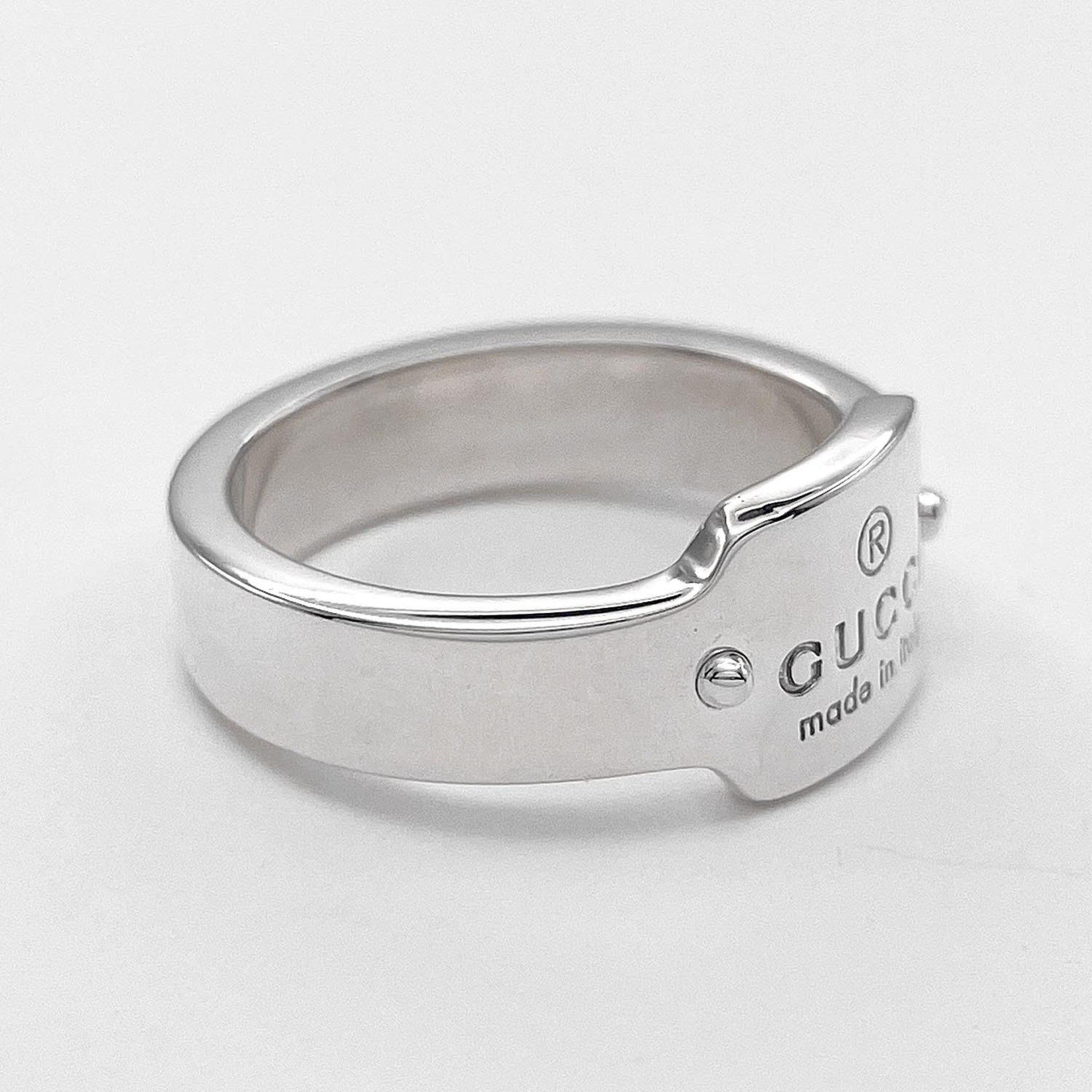 Gucci Silver Silver 925 Band Ring (Pre-Owned)