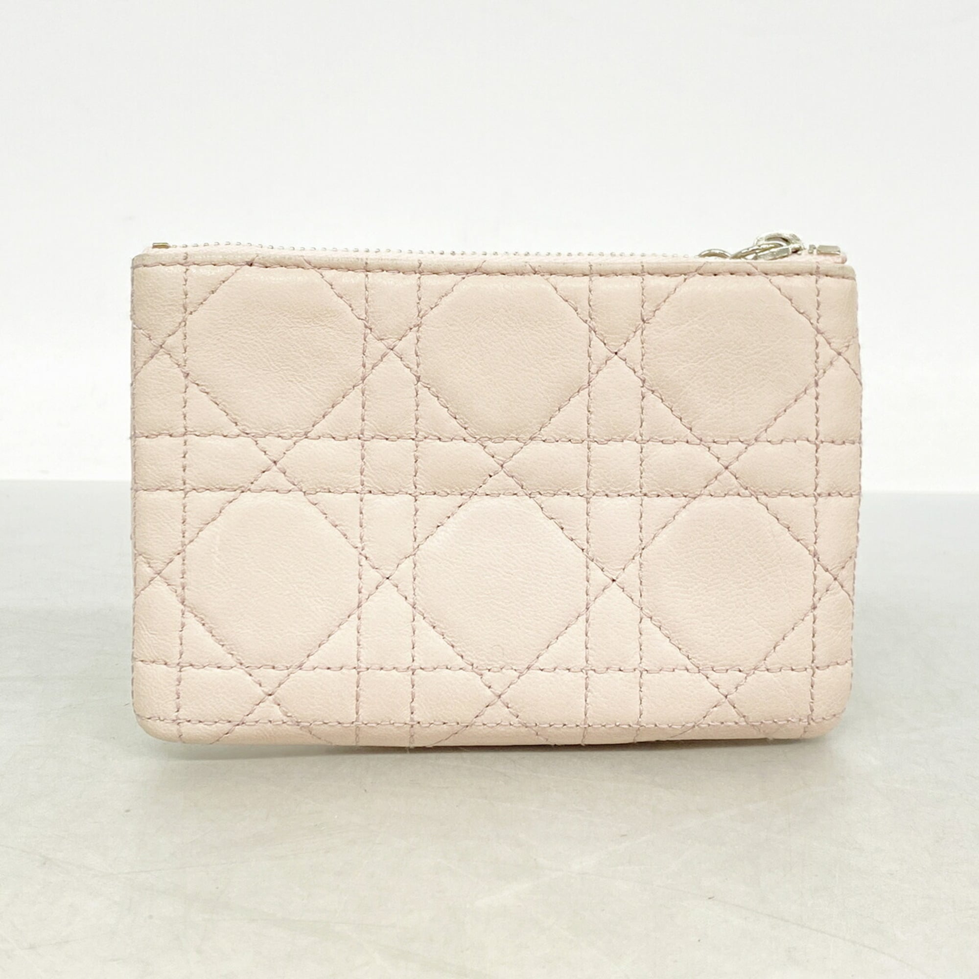 Christian Dior Pink Leather Pouch (Pre-Owned)