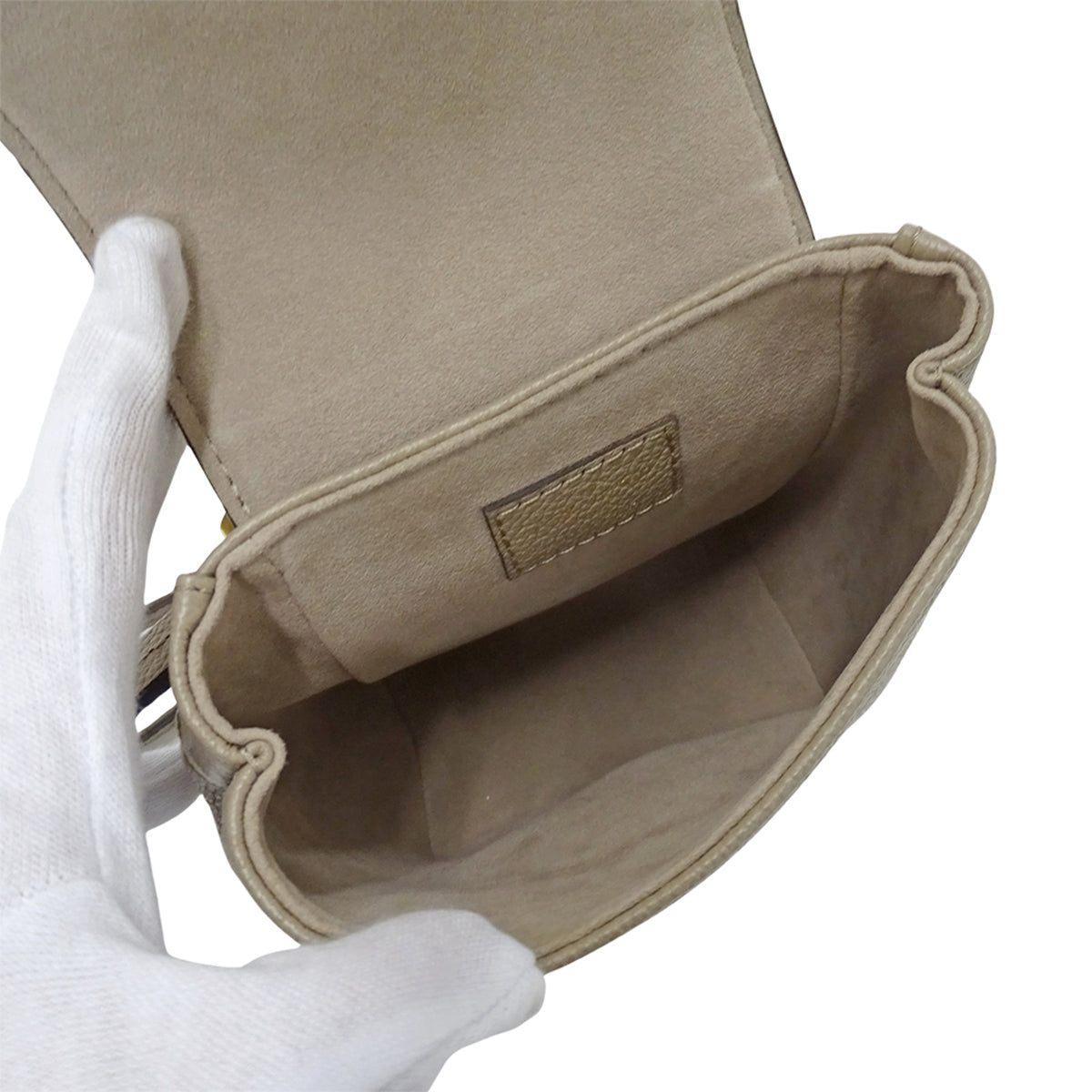 Louis Vuitton Beige Bicolor Monogram Empreinte Handbag (Pre-Owned)