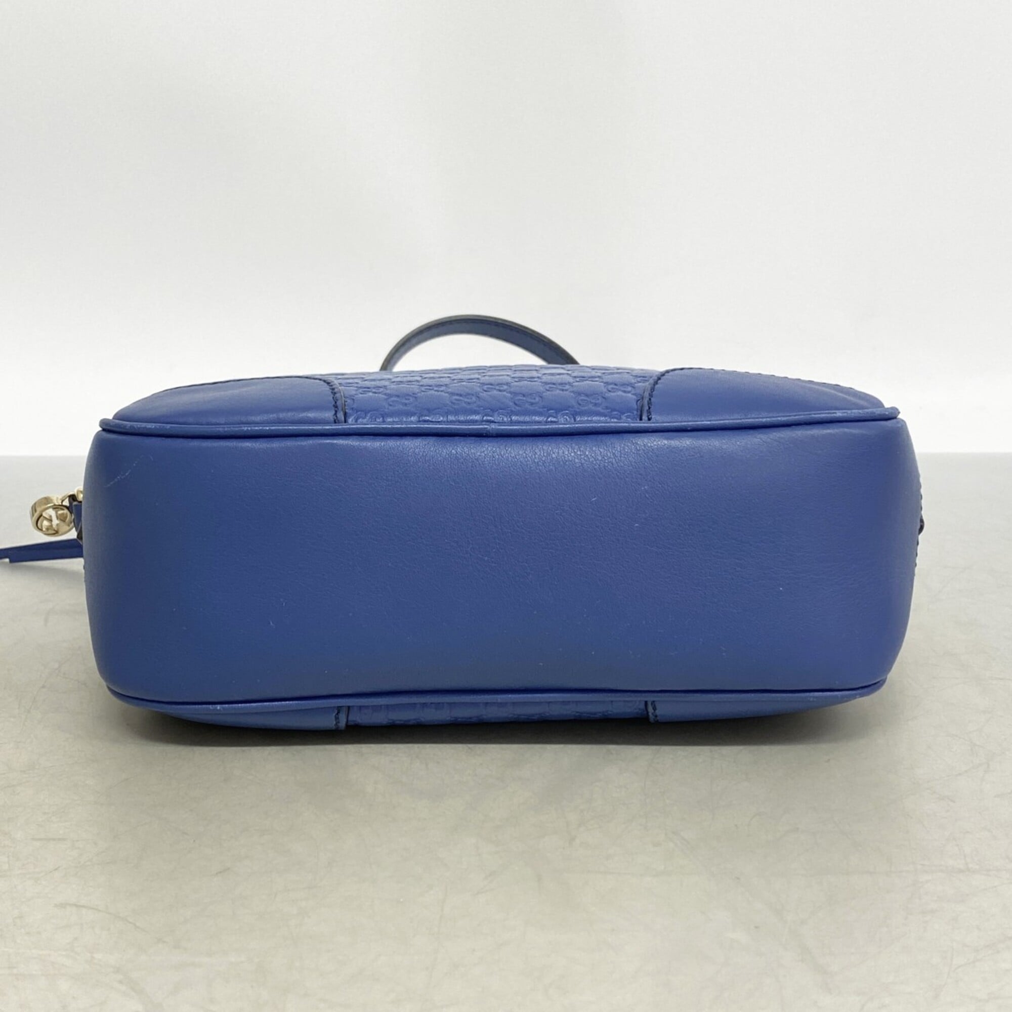 Gucci Blue Leather Shoulder Bag (Pre-Owned)