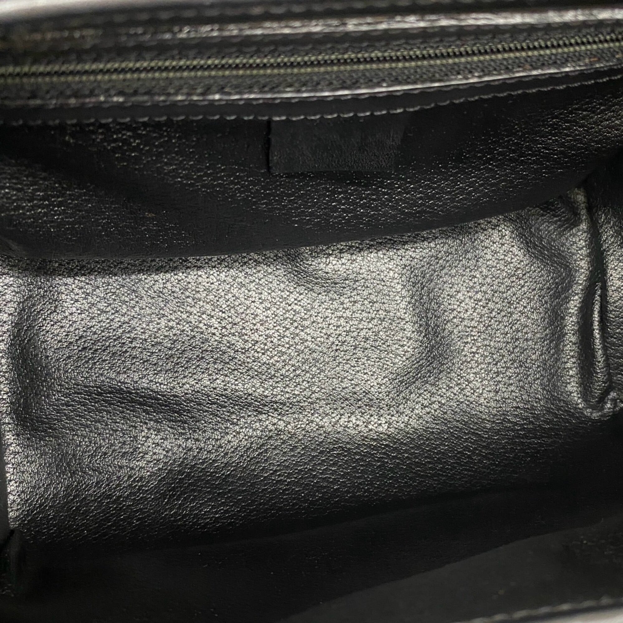 Celine Black Brown Leather Pvc Boston Bag Handbag (Pre-Owned)