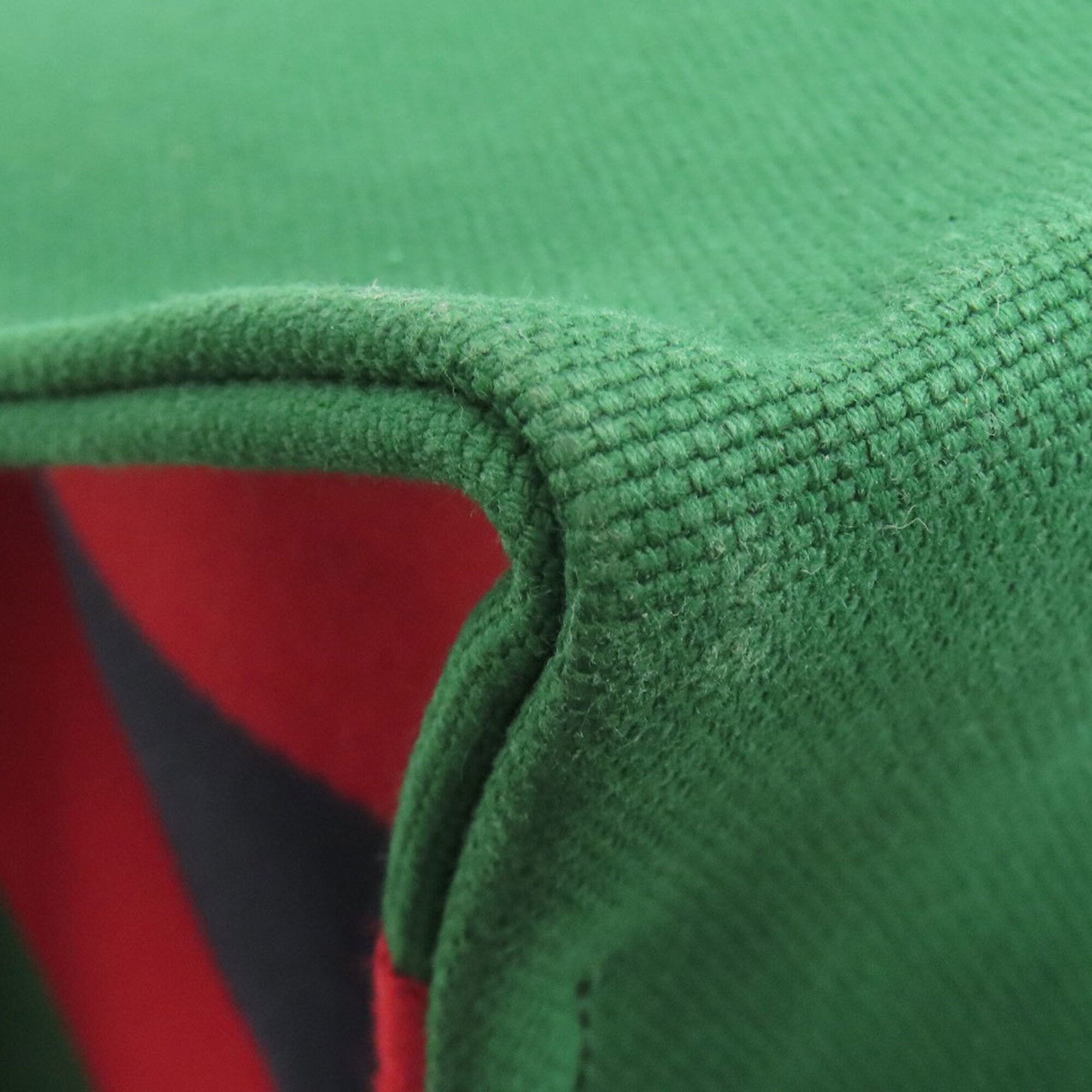 Gucci Brown Green Red Color Canvas Tote Bag (Pre-Owned)
