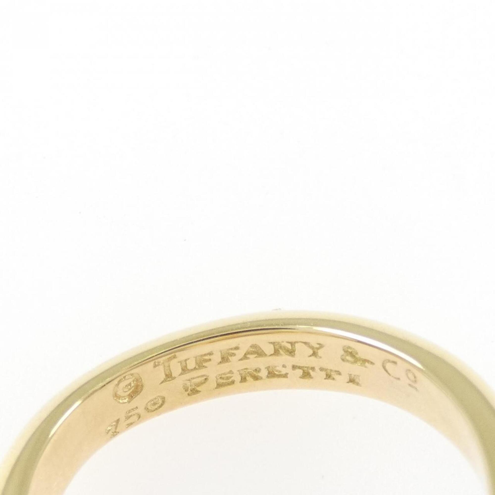 Tiffany Open Heart Yellow Gold (18K) Band Ring (Pre-Owned)