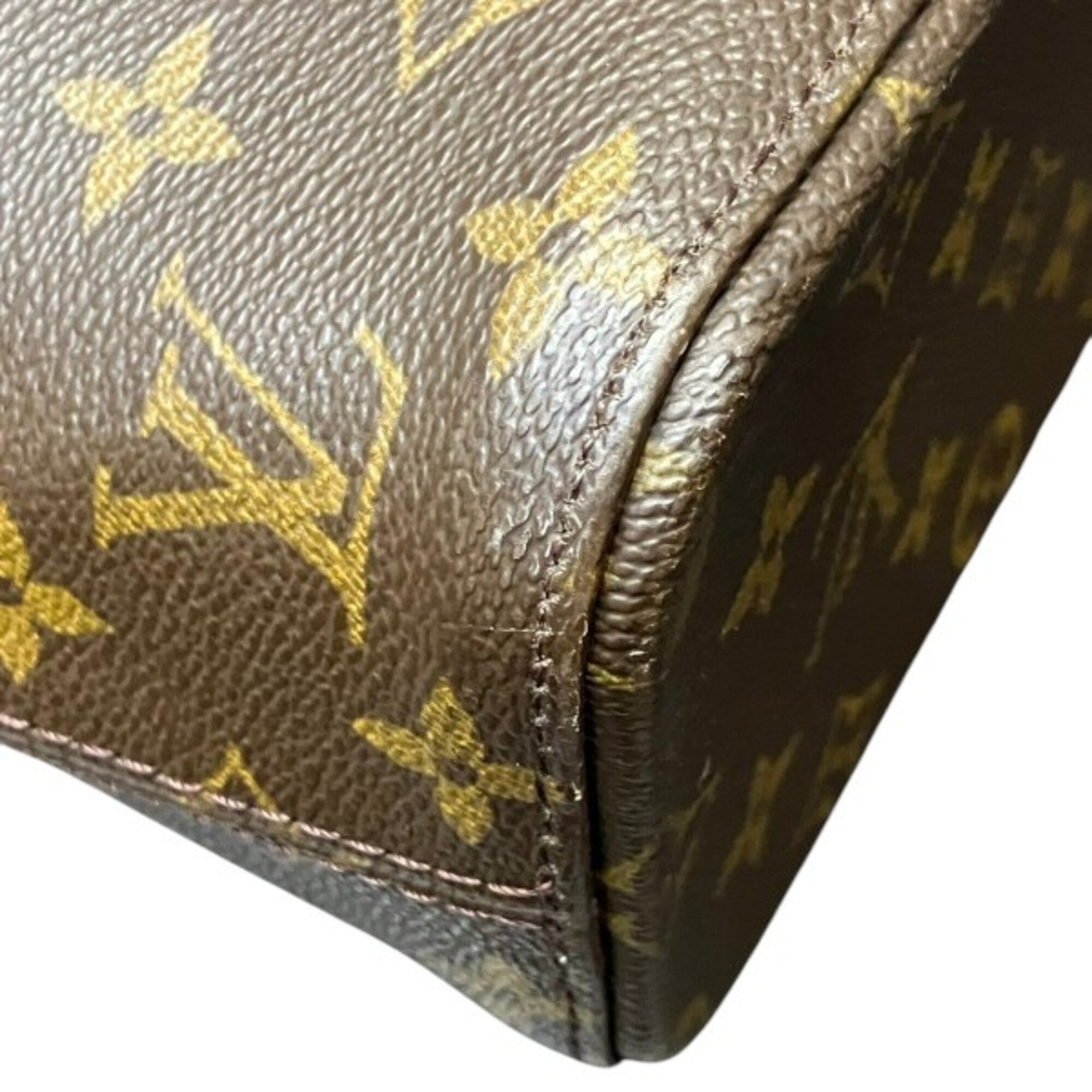 Louis Vuitton Brown Monogram Canvas Pvc Coated Canvas Handbag Tote Bag (Pre-Owned)