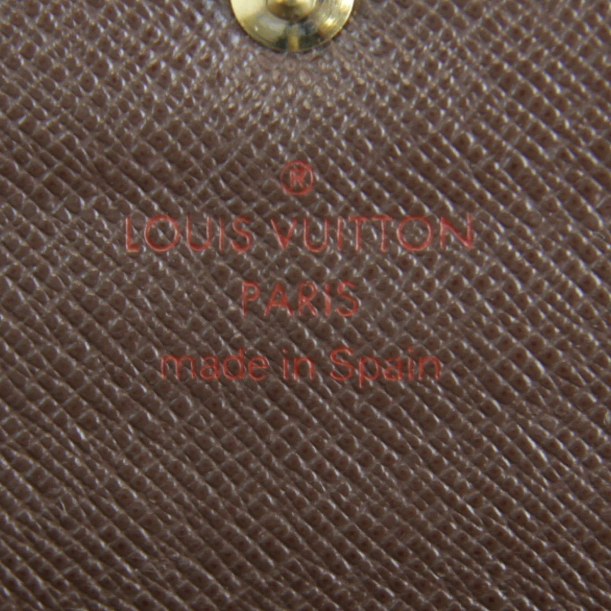 Louis Vuitton Brown Damier Canvas Long Wallet (Bi-Fold) (Pre-Owned)