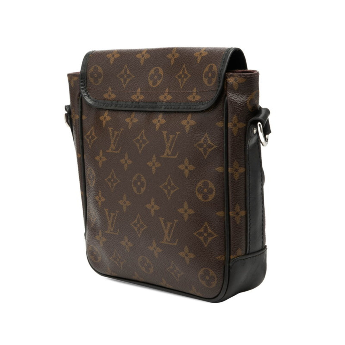 Louis Vuitton Monogram Macassar Black Brown Pvc Leather Shoulder Bag (Pre-Owned)