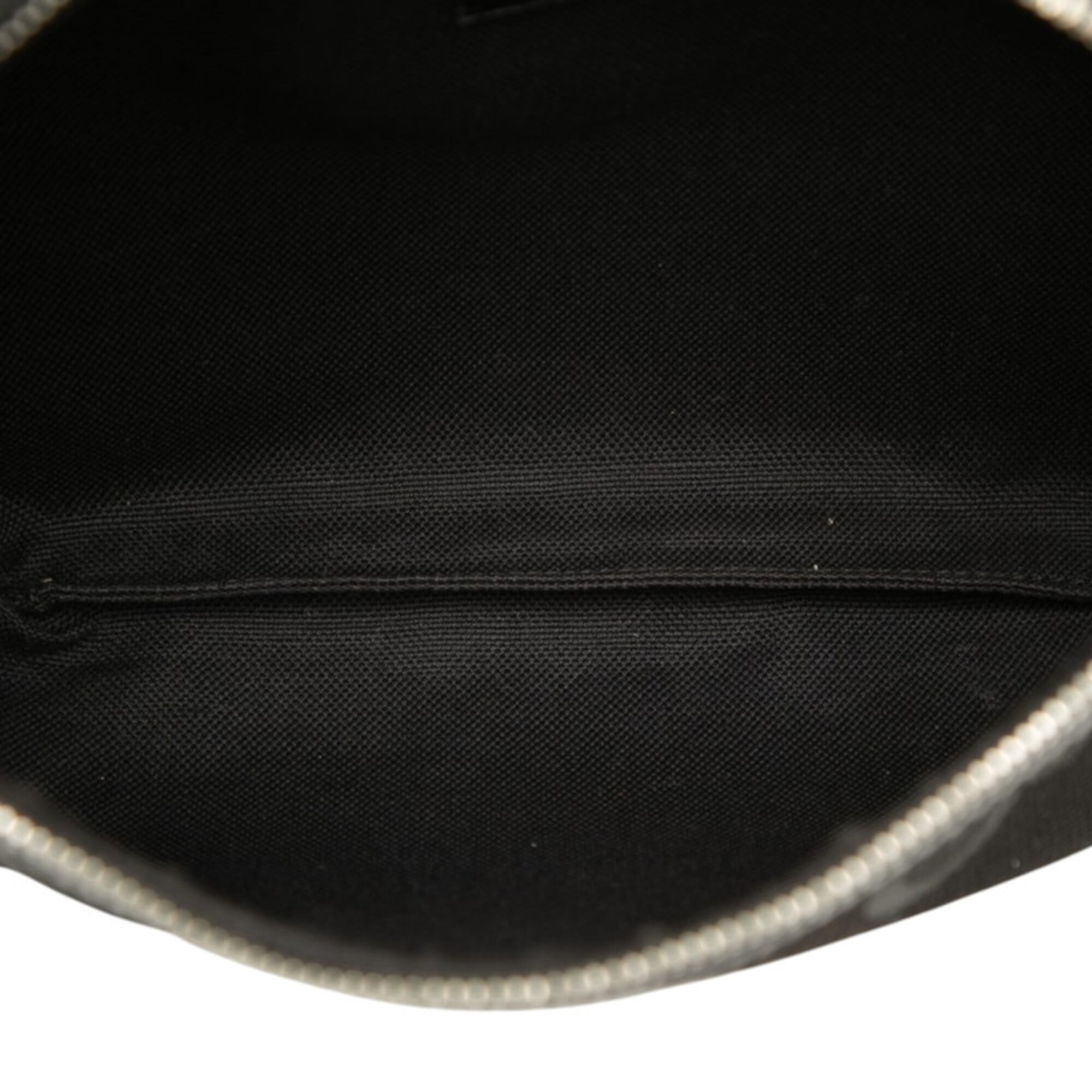 Gucci Black Canvas Leather Fanny Pack Sling Bag (Pre-Owned)