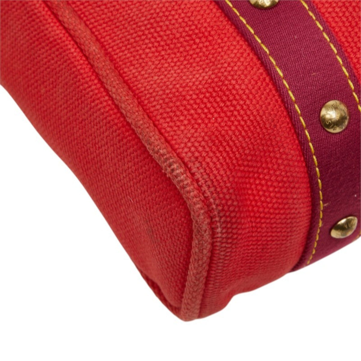 Louis Vuitton Antigua Red Color Rouge Canvas Shoulder Bag Tote Bag (Pre-Owned)