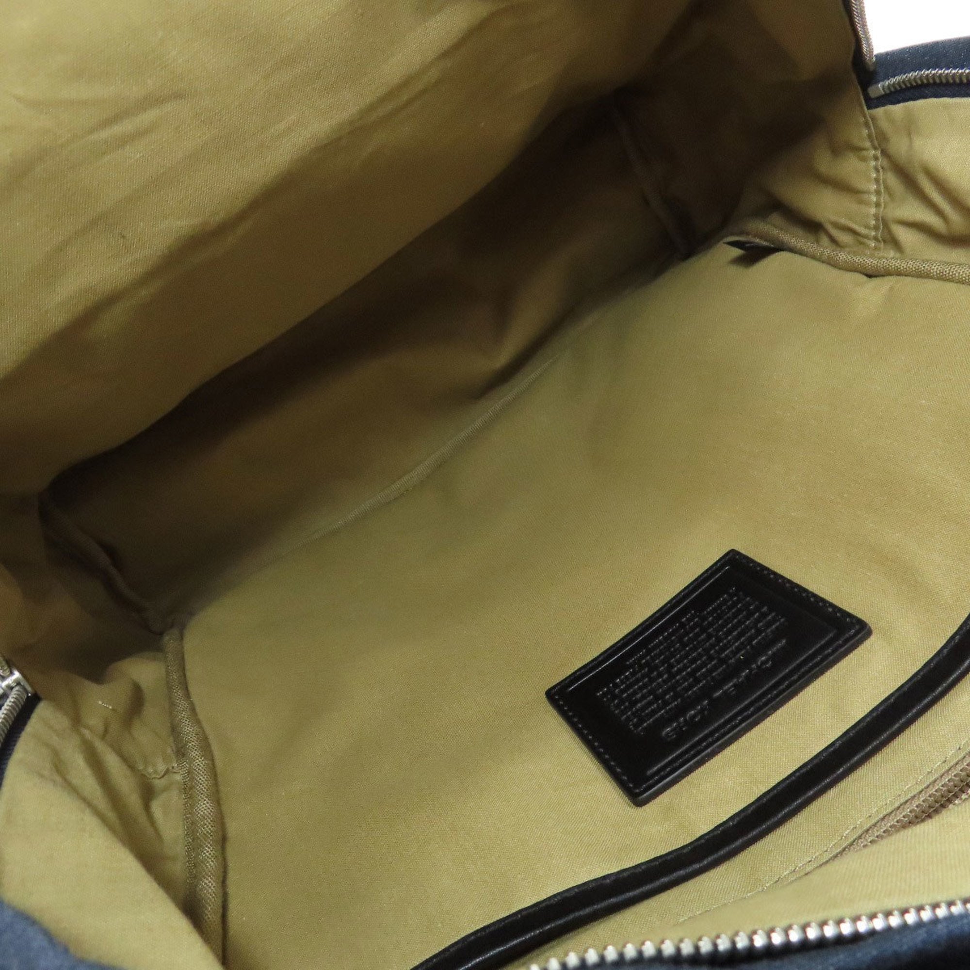 Michael Kors Navy Canvas Backpack (Pre-Owned)