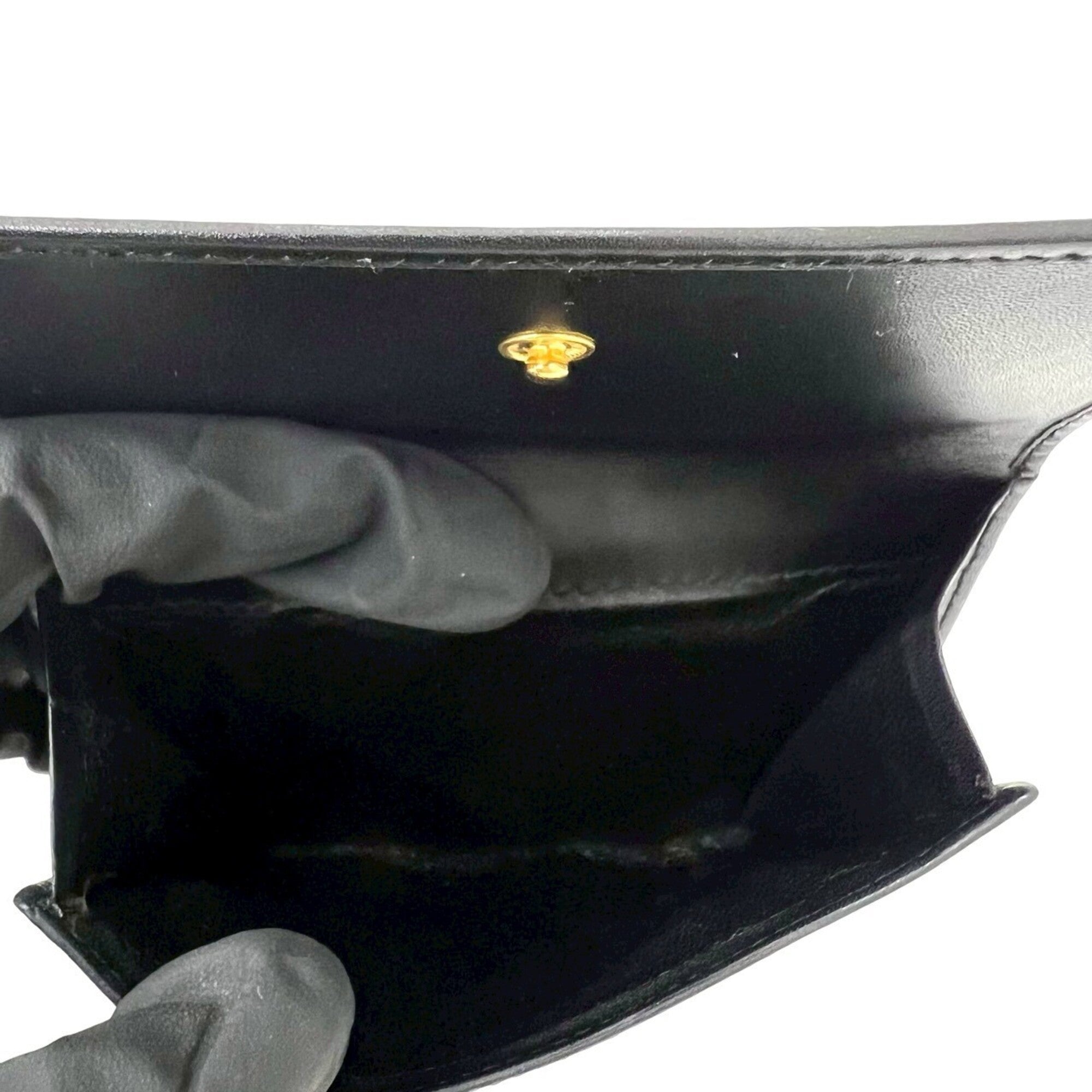 Gucci Black Leather Pvc Wallet (Bi-Fold) (Pre-Owned)