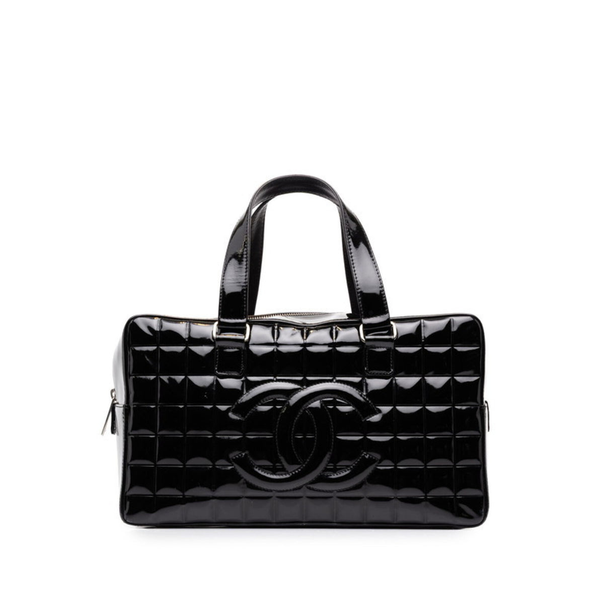 Chanel Black Patent Leather Handbag (Pre-Owned)